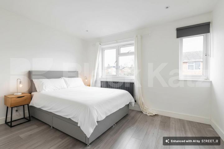 This beautifully presented three-bedroom split-level house is located on the sought-after Lennon Road in the heart of Willesden Green Marley Walk, London, NW2,  London