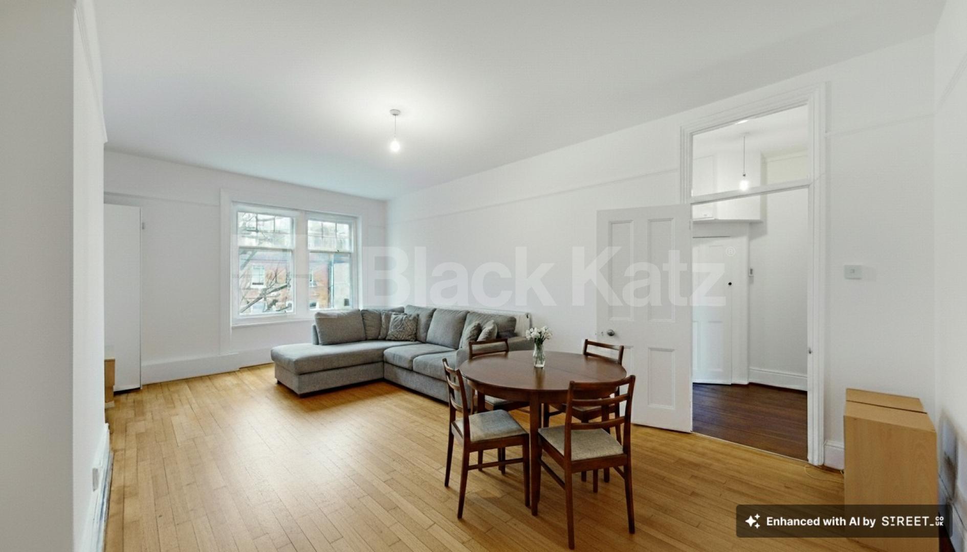 A spacious and well-proportioned one-bedroom apartment set within a well-maintained building on the sought-after Greencroft Gardens, NW6.This impressive property offers an exceptionally large reception room, perfect for both entertaining and comforta Greencroft Gardens, London, NW6,  London