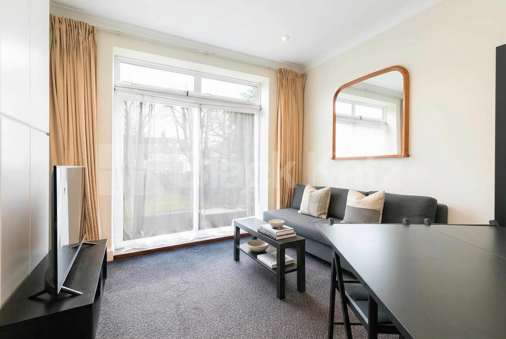 A well-presented furnished one-bedroom garden flat situated on Dartmouth Road, in the popular Kilburn area Dartmouth Road, Kilburn, NW2 (Inclusive of water),  London