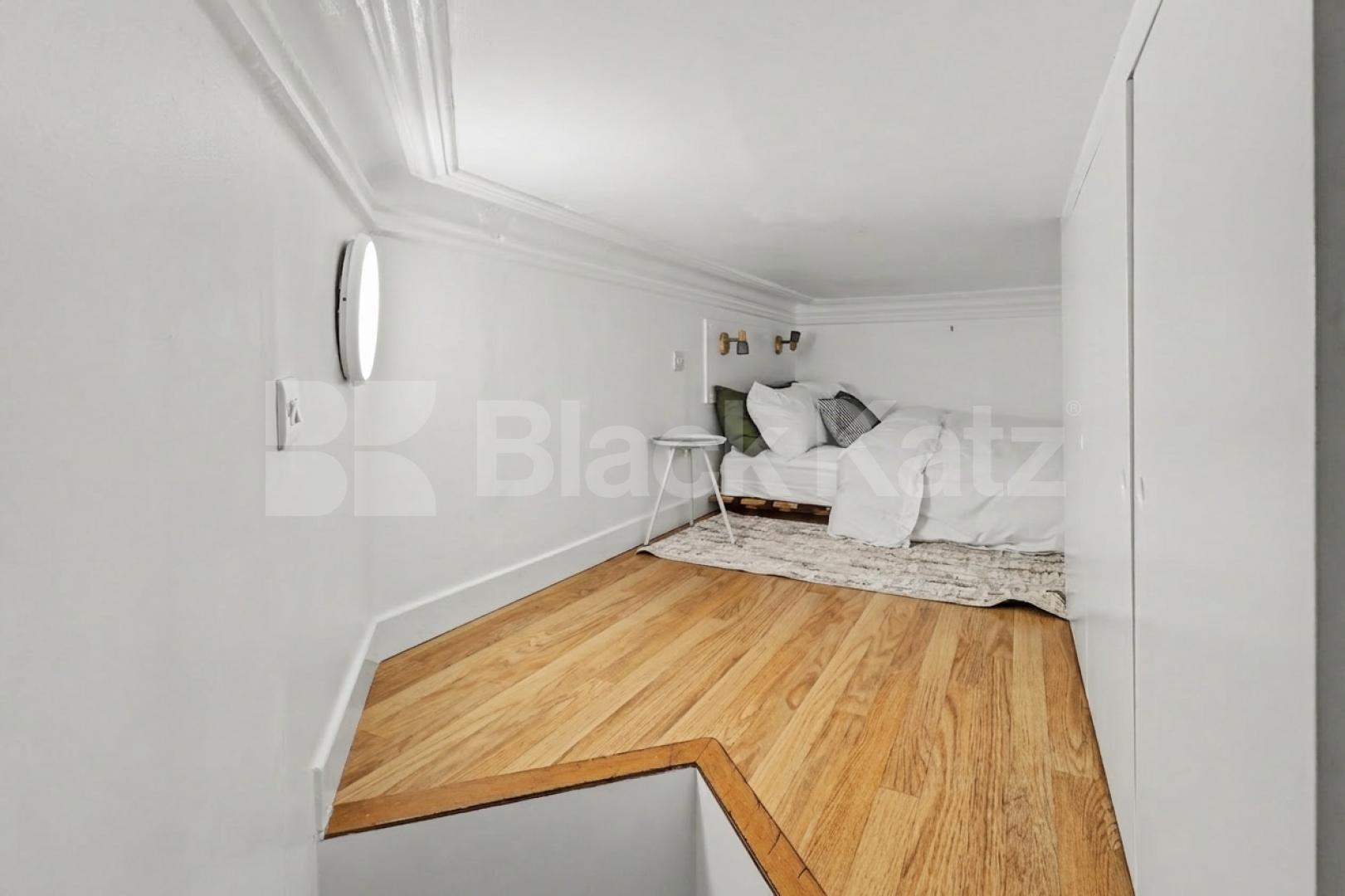 A well-presented and spacious studio apartment arranged over a mezzanine level, ideally located on the sought-after Fitzjohn’s Avenue in NW3.This furnished property features a bright and airy living area with a raised mezzanine sleeping space, crea Fitzjohns Avenue, Hampstead, NW3 (Inclusive of Gas and Water),  London