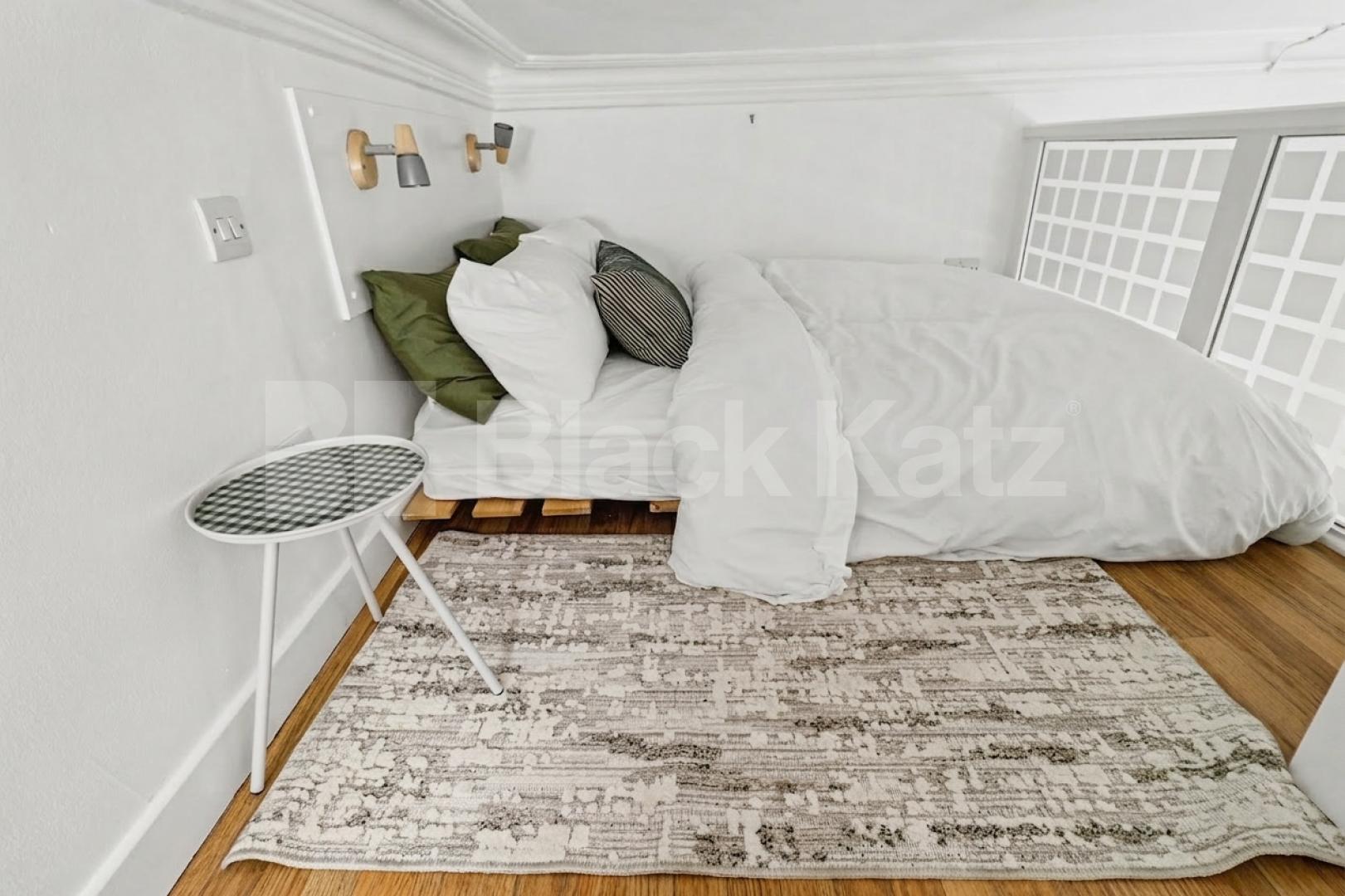 A well-presented and spacious studio apartment arranged over a mezzanine level, ideally located on the sought-after Fitzjohn’s Avenue in NW3.This furnished property features a bright and airy living area with a raised mezzanine sleeping space, crea Fitzjohns Avenue, Hampstead, NW3 (Inclusive of Gas and Water),  London