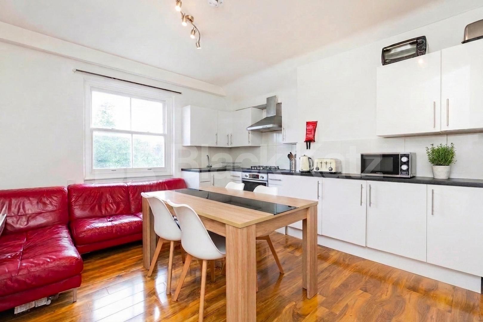 Available end of July- A modern, split level, four bedrooms two bathrooms apartment set in a very well maintained Victorian conversion Broadhurst Gardens, London, NW6,  London