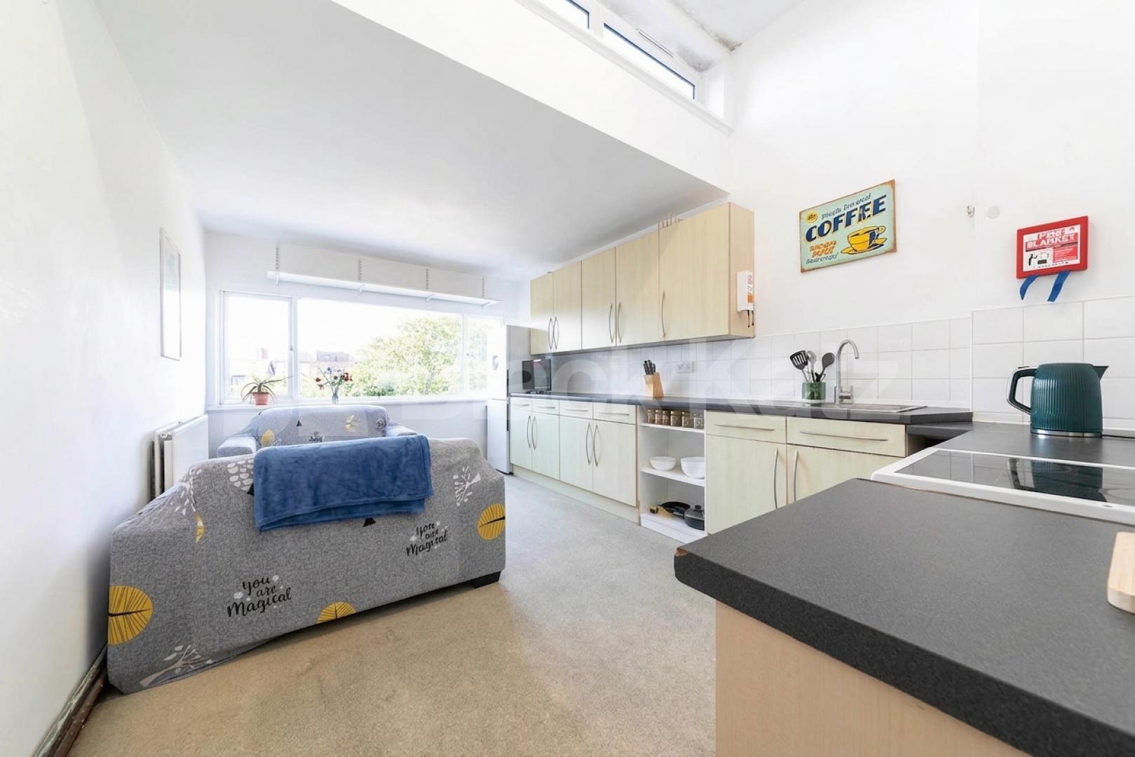 A bright and spacious three-bedroom apartment in the heart of West Hampstead, available from September and offered fully furnished Sherriff Road, West Hampstead, NW6,  London