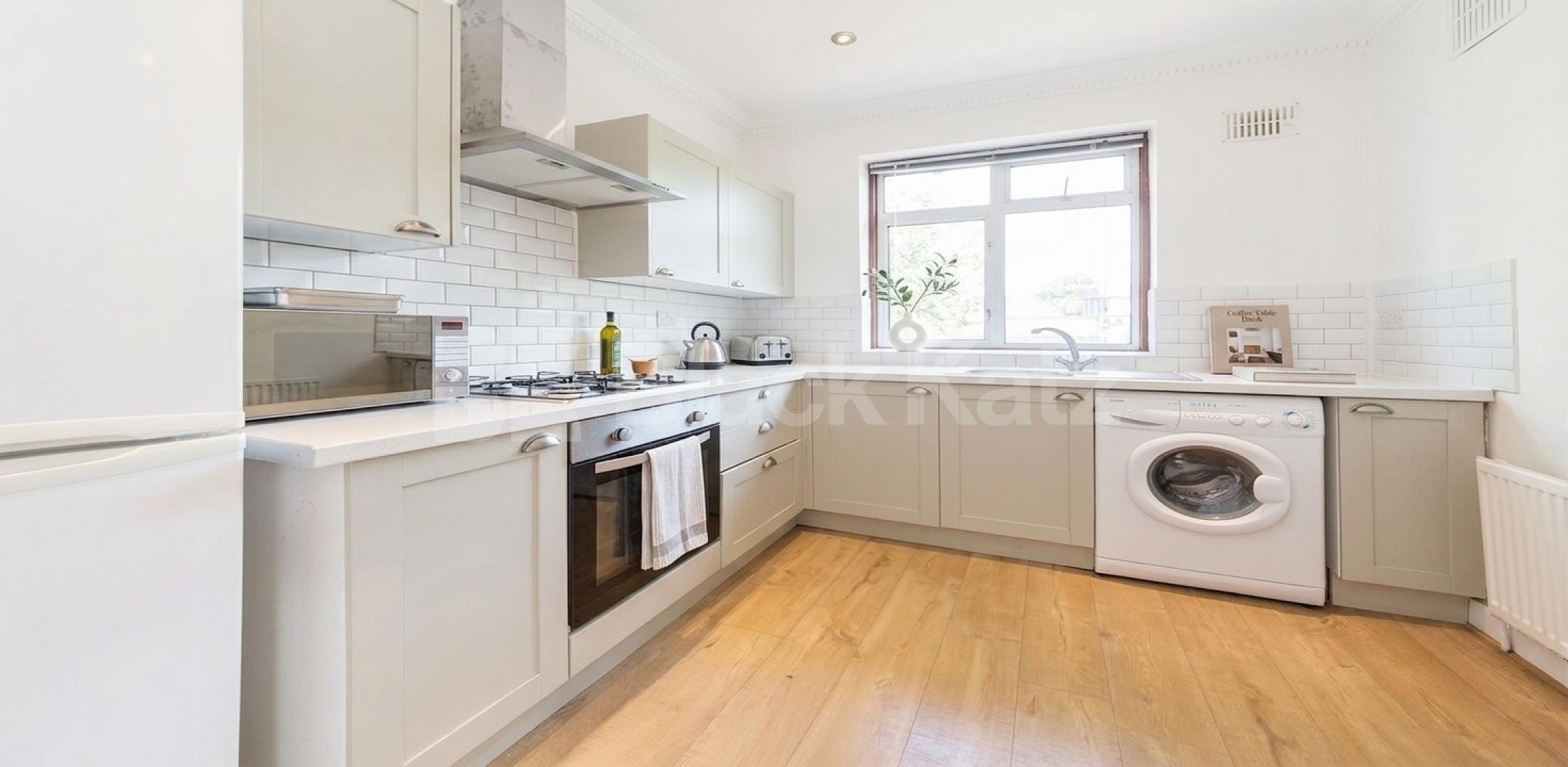 This is an excellent three double bedroom apartment in a Victorian conversion in Golders Green Powis Gardens, London, NW11,  London