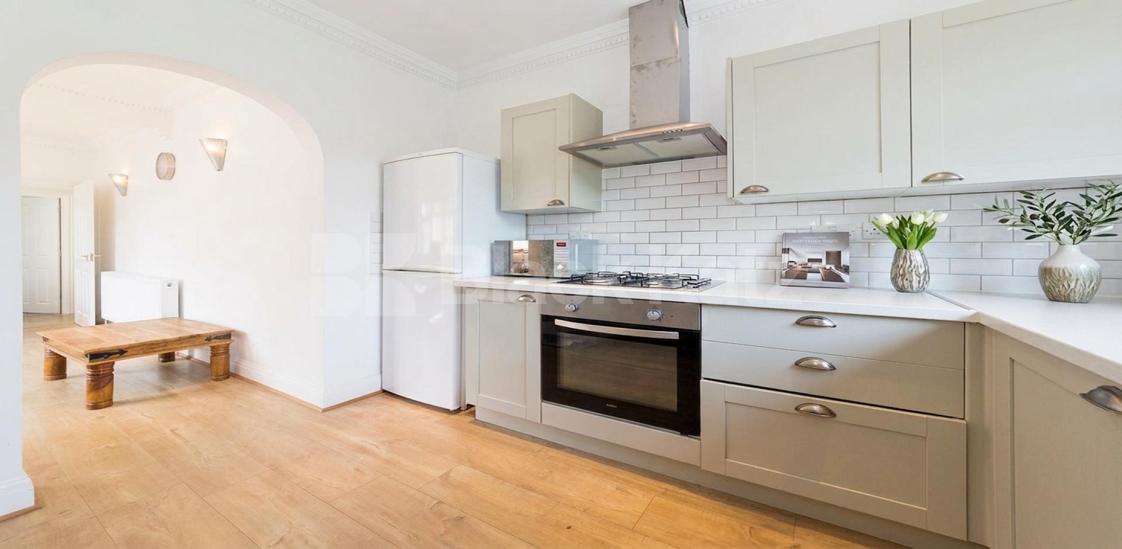 This is an excellent three double bedroom apartment in a Victorian conversion in Golders Green Powis Gardens, London, NW11,  London