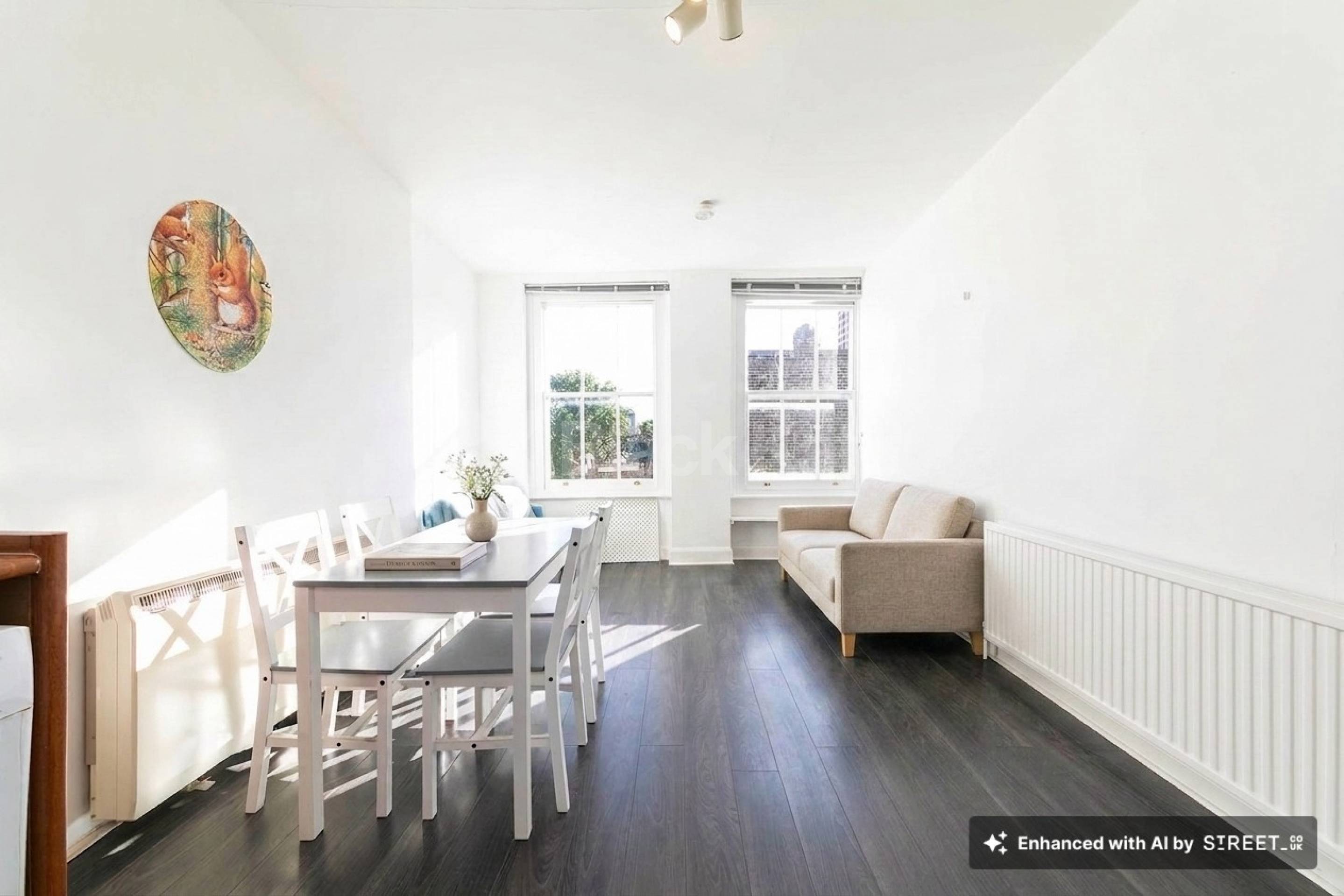 **VIRTUALLY STAGED** Black Katz are proud to offer this centrally located one bedroom flat located on a beautiful tree lined street seconds away from Earls Court tube station (District and Piccadilly Lines) Nevern Road, London, SW5,  London SW5