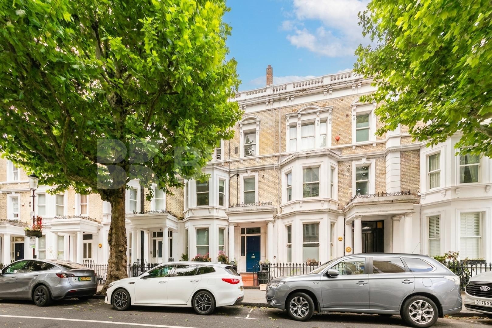 A well-presented furnished one-bedroom apartment situated on the second floor of a charming period building on Philbeach Gardens, SW5 Philbeach Gardens, London, SW5,  London