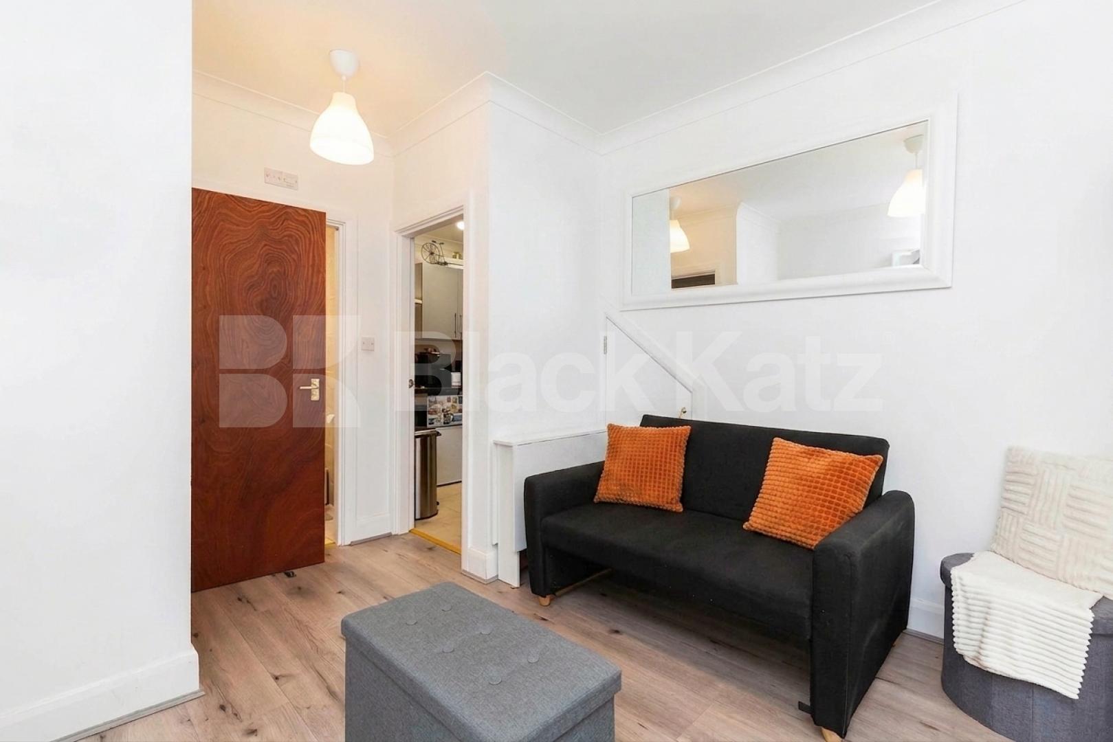 A spacious and well-presented furnished studio flat situated on the popular Burnley Road in Dollis Hill, NW10 Burnley Road, Dollis Hill, NW10(Inclusive of Gas and Water),  London