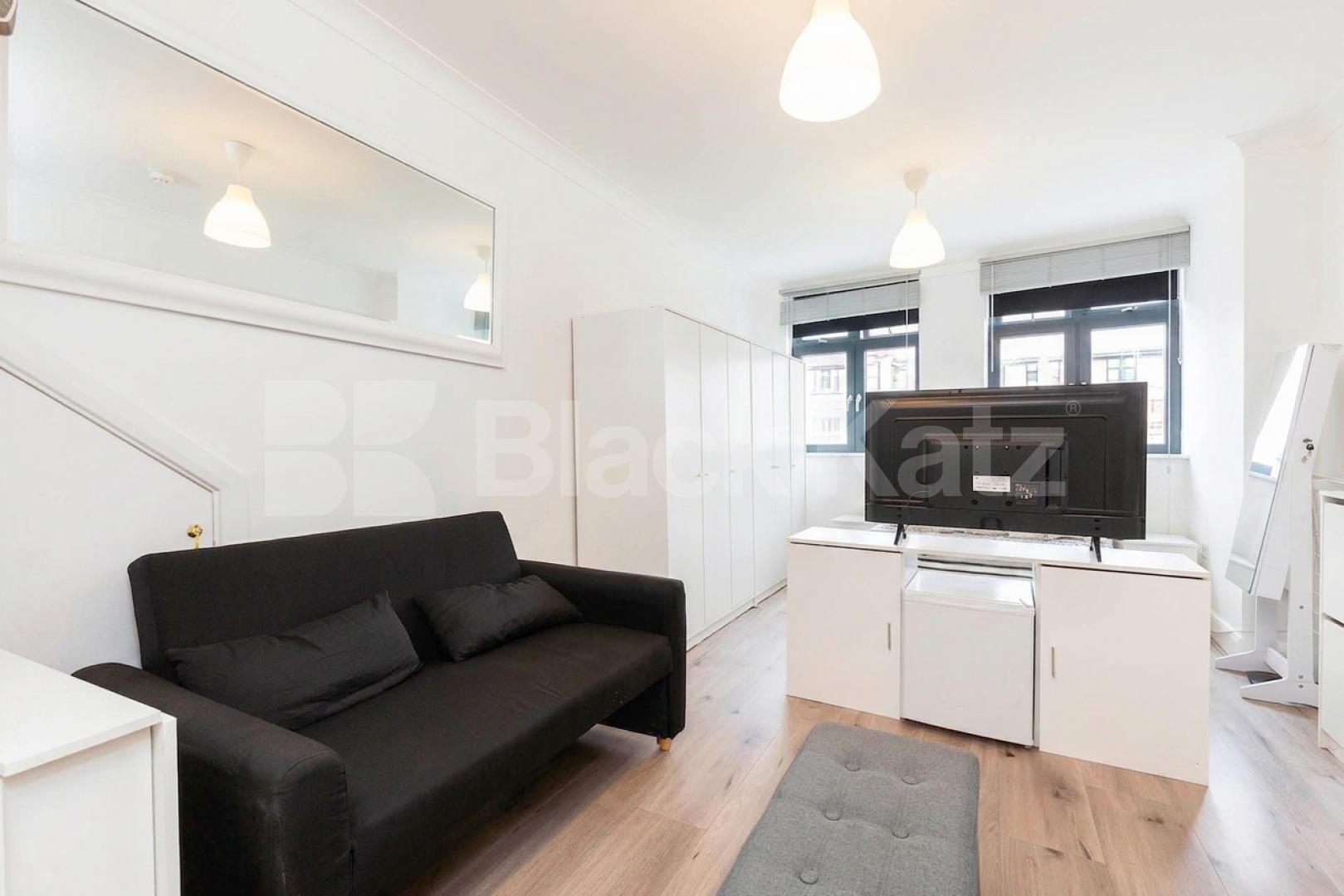 A spacious and well-presented furnished studio flat situated on the popular Burnley Road in Dollis Hill, NW10 Burnley Road, Dollis Hill, NW10(Inclusive of Gas and Water),  London