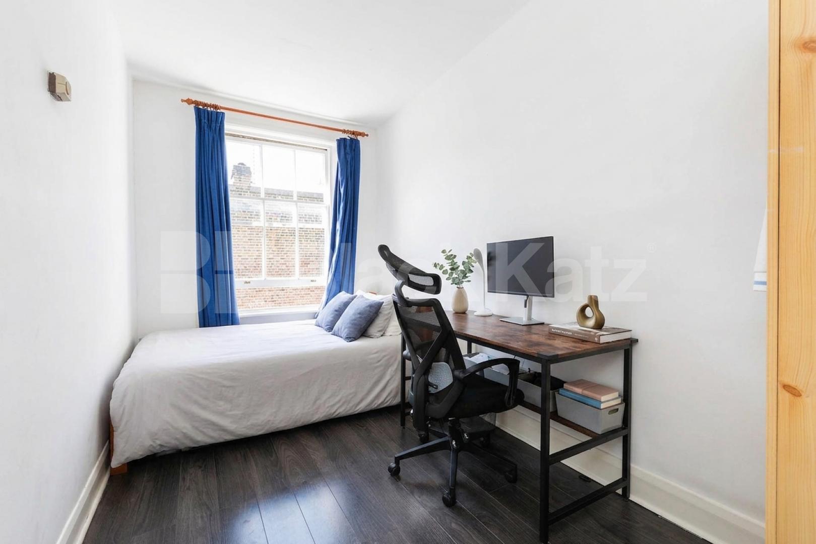 **VIRTUALLY STAGED** Black Katz are proud to offer this centrally located one bedroom flat located on a beautiful tree lined street seconds away from Earls Court tube station (District and Piccadilly Lines) Nevern Road, London, SW5,  London