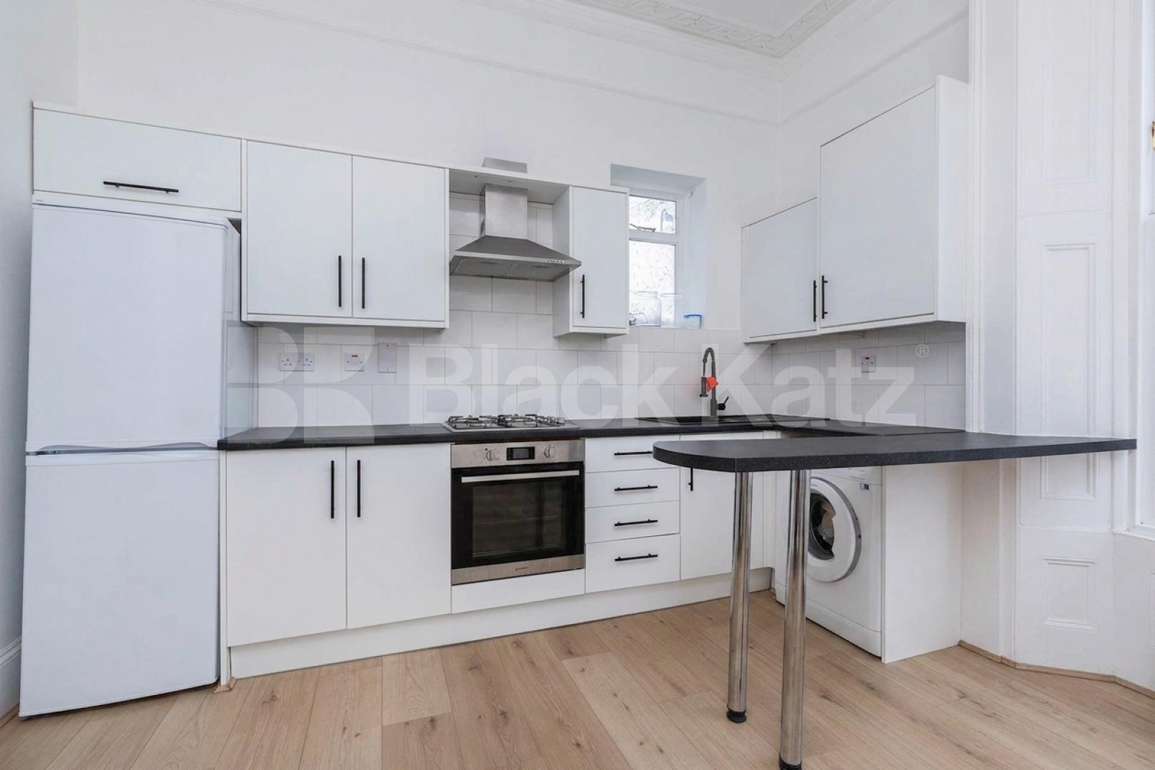 A bright and spacious one-bedroom apartment set on the raised ground floor of a well-maintained period property on the sought-after Priory Road, NW6.Beautifully presented throughout, the apartment features light oak flooring, creating a fresh and con Priory Road, London, NW6,  London