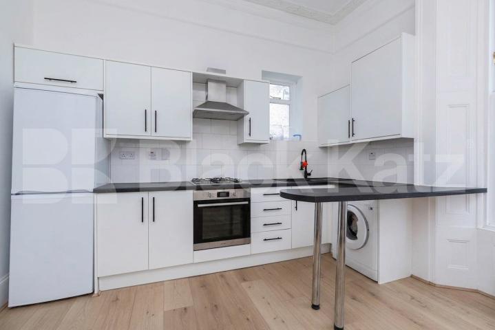 A bright and spacious one-bedroom apartment set on the raised ground floor of a well-maintained period property on the sought-after Priory Road, NW6.Beautifully presented throughout, the apartment features light oak flooring, creating a fresh and con Priory Road, London, NW6,  London