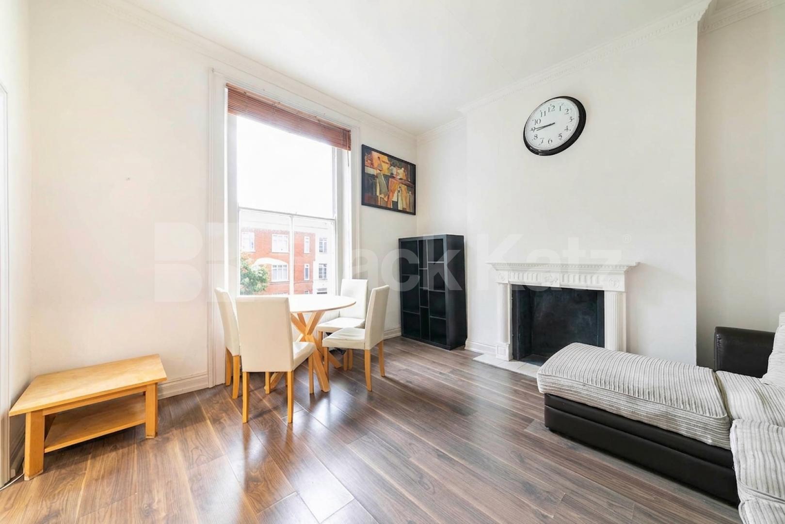 A well-presented, fully furnished one-bedroom apartment situated on the popular Belsize Road, NW6.The property comprises a bright and spacious reception room, a separate fully fitted kitchen, a generously sized double bedroom featuring large built-in Belsize Road, London, NW6,  London