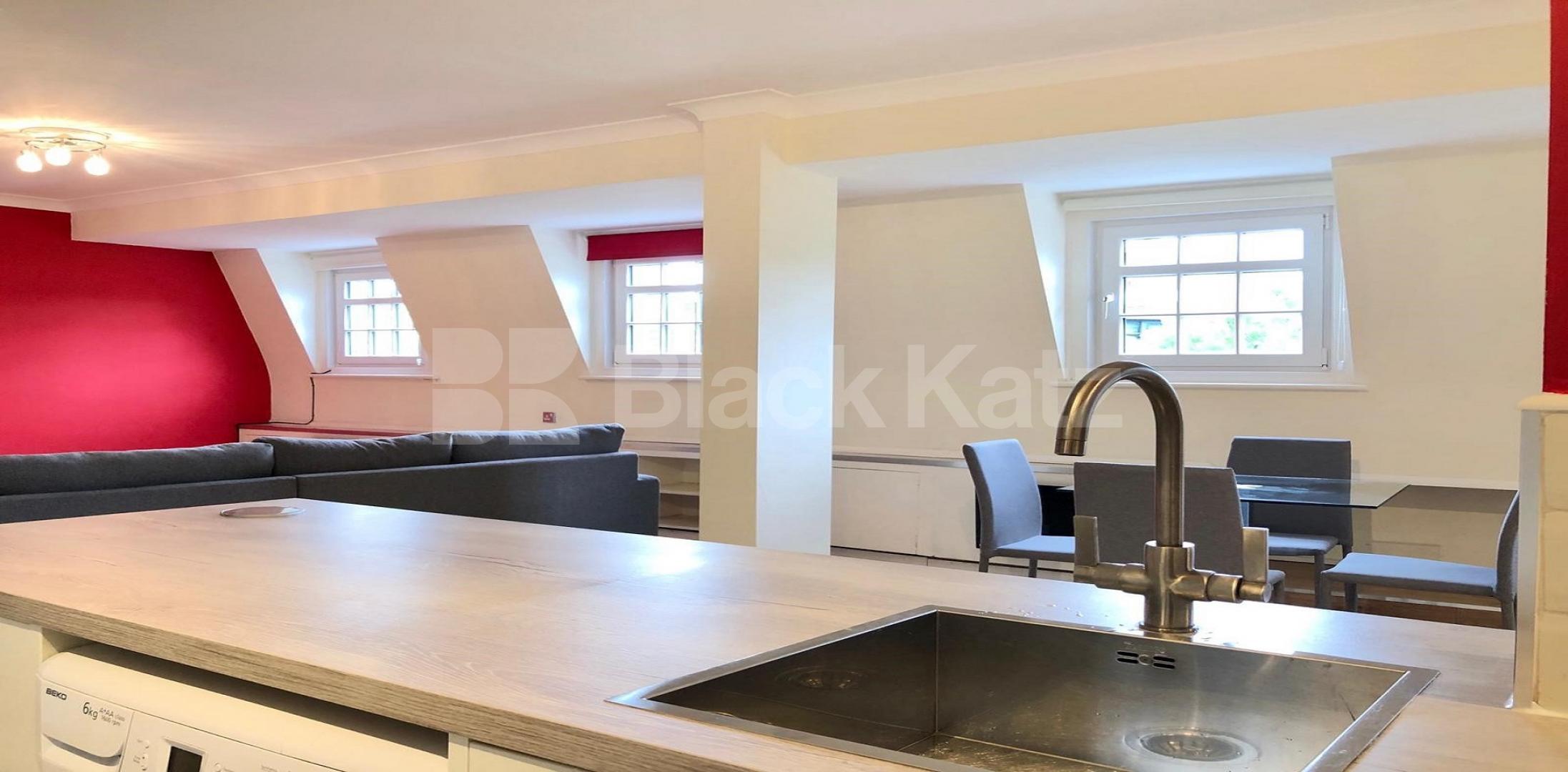 			NEW INSTRUCTION , 2 Bedroom, 1 bath, 1 reception Penthouse			 Battersea Square, Battersea 