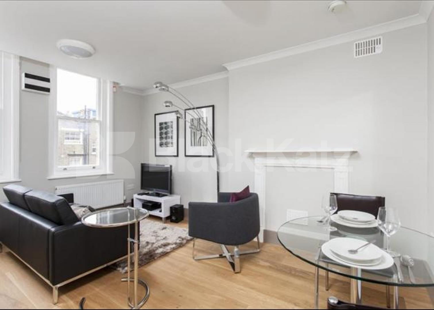 			NEW INSTRUCTION!, 1 Bedroom, 1 bath, 1 reception Flat			 Cleveland Street, FITZROVIA