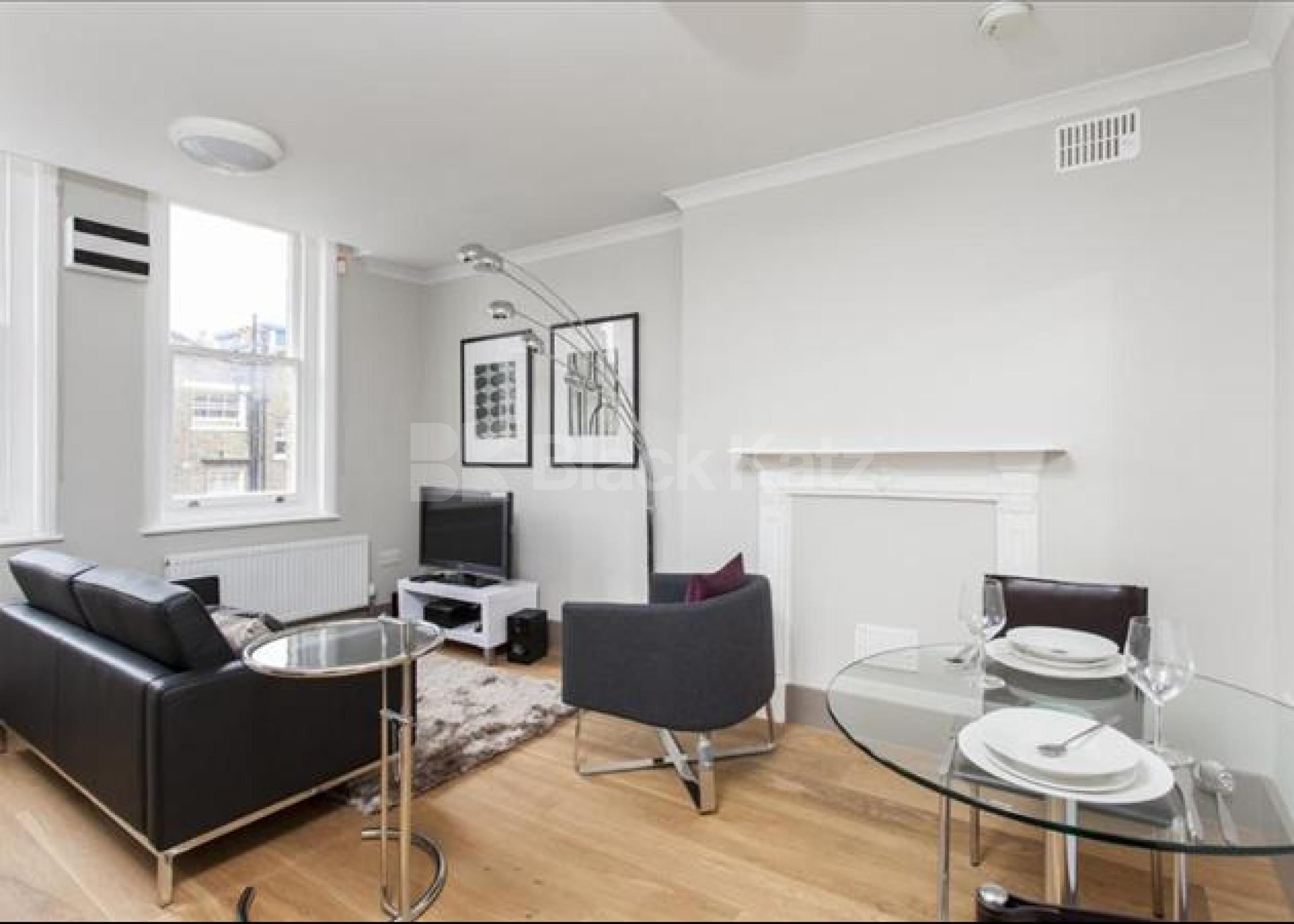 			NEW INSTRUCTION!, 1 Bedroom, 1 bath, 1 reception Flat			 Cleveland Street, FITZROVIA W1T