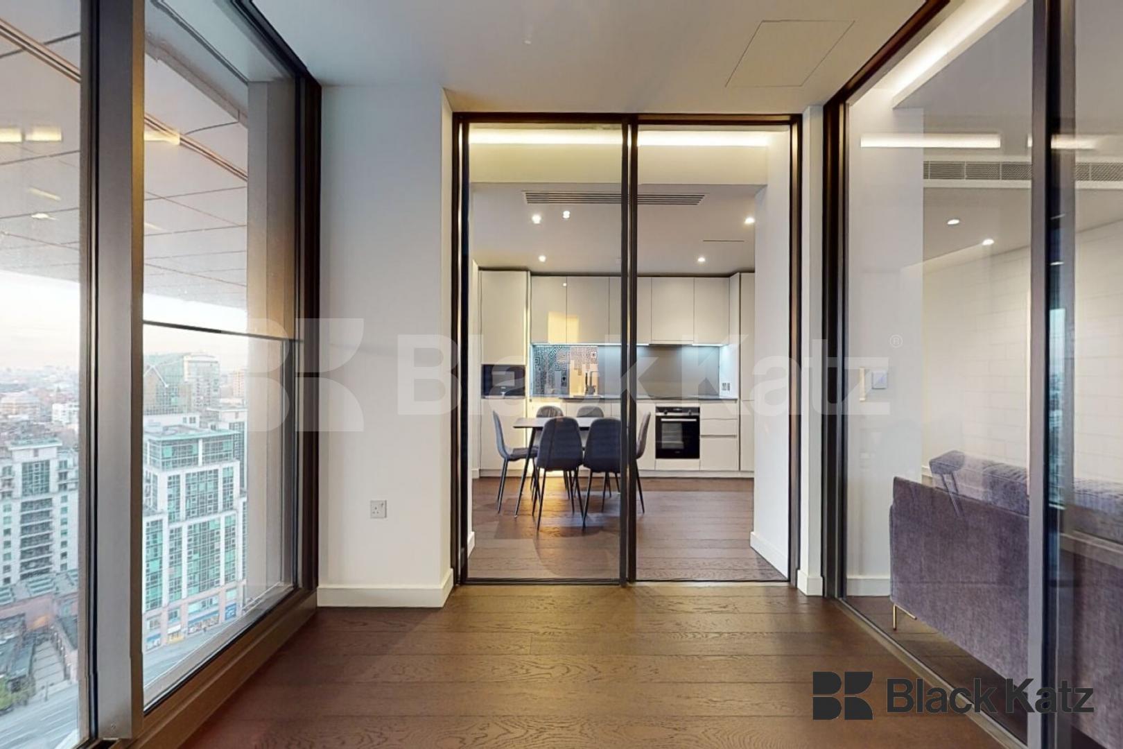 			New Instruction , 3 Bedroom, 3 bath, 1 reception Apartment			 Damac Tower, Bondway, Nine Elms