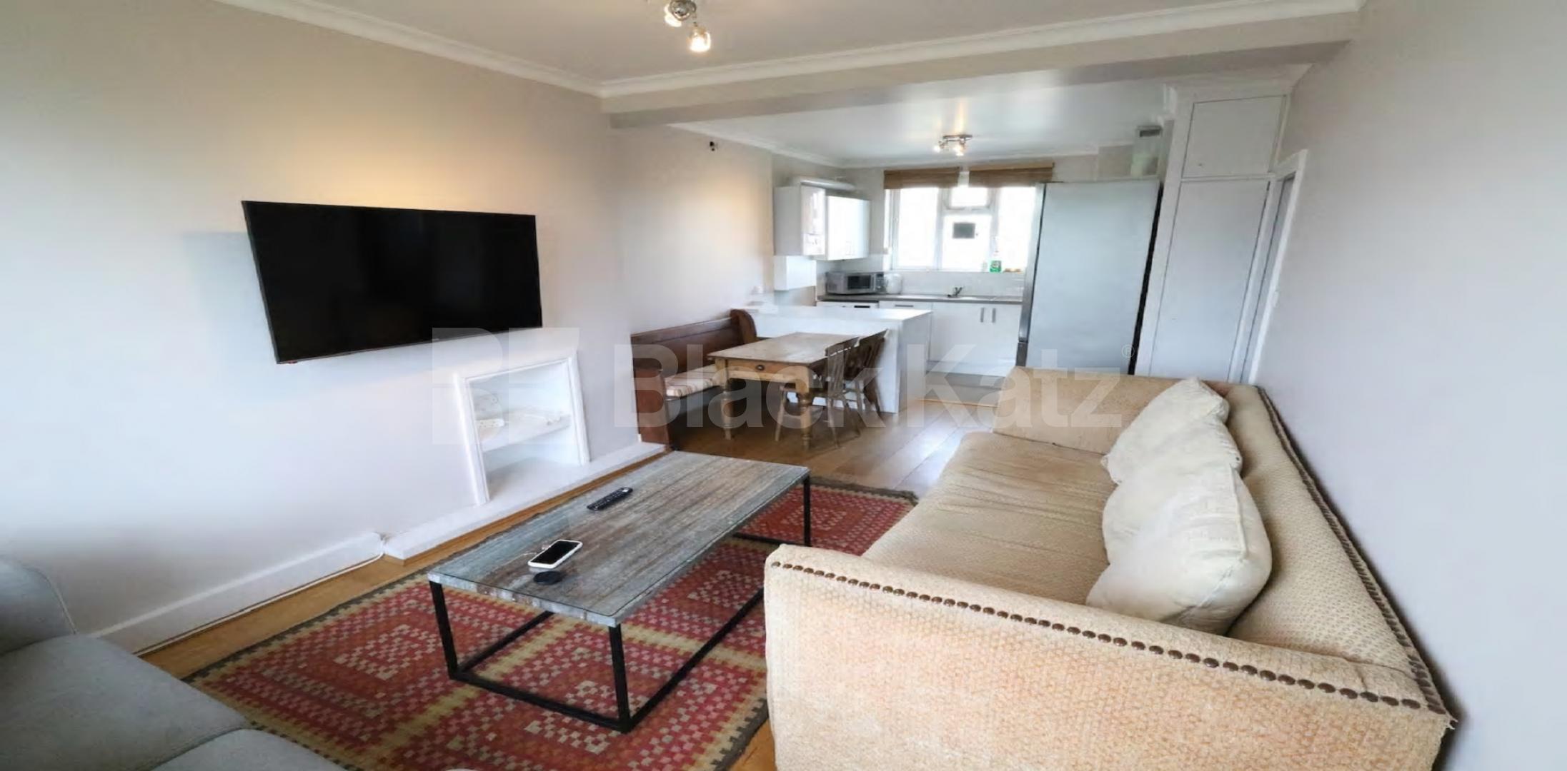 			NEW INSTRUCTION ALL BILLS INCLUDED, 3 Bedroom, 1 bath, 1 reception Apartment			 Thessaly Road, Stockwell/Battersea