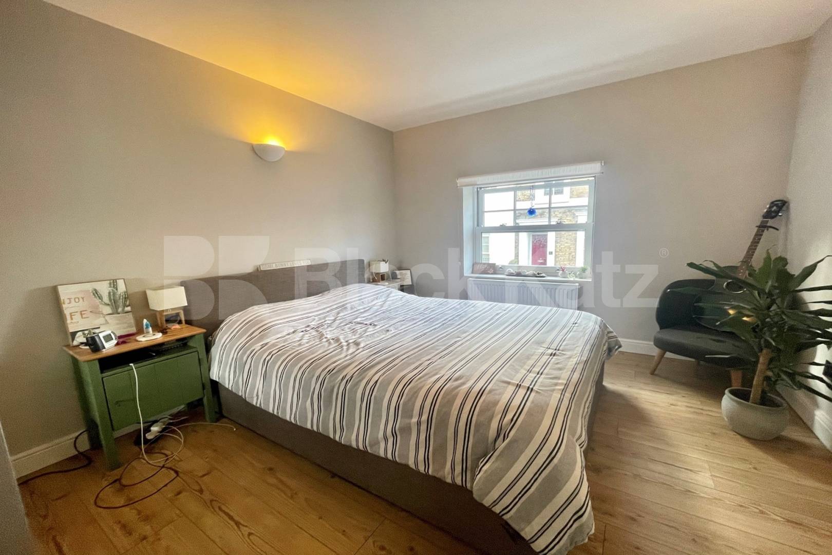 Contemporary warehouse style apartment with exposed brick work and wood floors Pensbury Place, Clapham Old Town