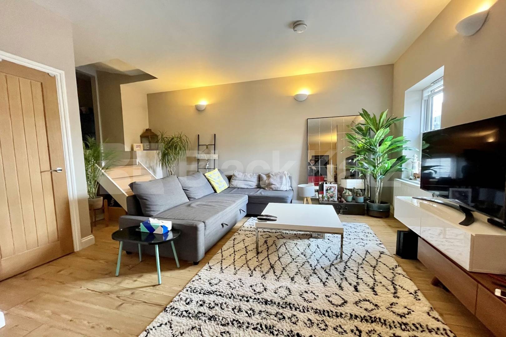 Contemporary warehouse style apartment with exposed brick work and wood floors Pensbury Place, Clapham Old Town