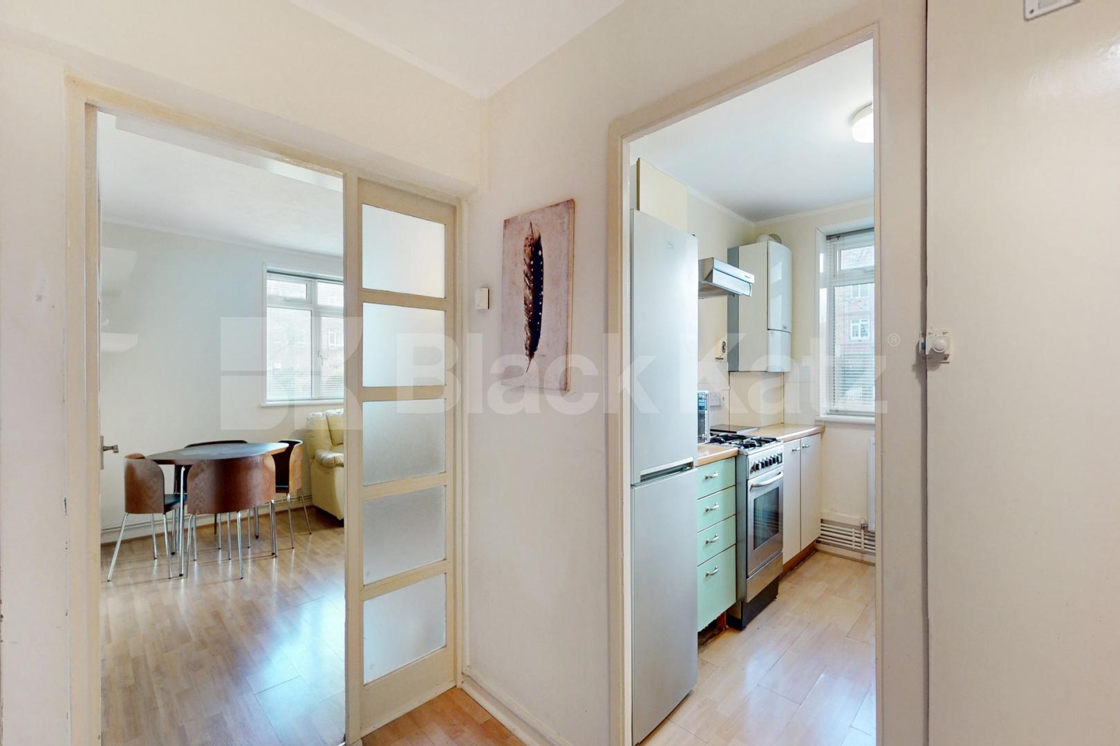 Bright & airy, very well proportioned rooms, wooden floors and superbly located Tait Court, Lansdowne Green , Stockwell