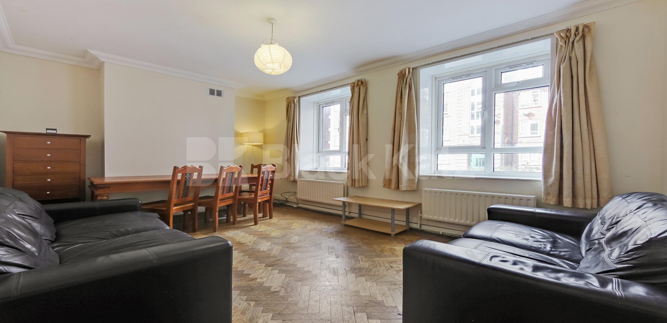 			LET , 3 Bedroom, 1 bath, 1 reception Apartment			 Whites Square, Clapham Common