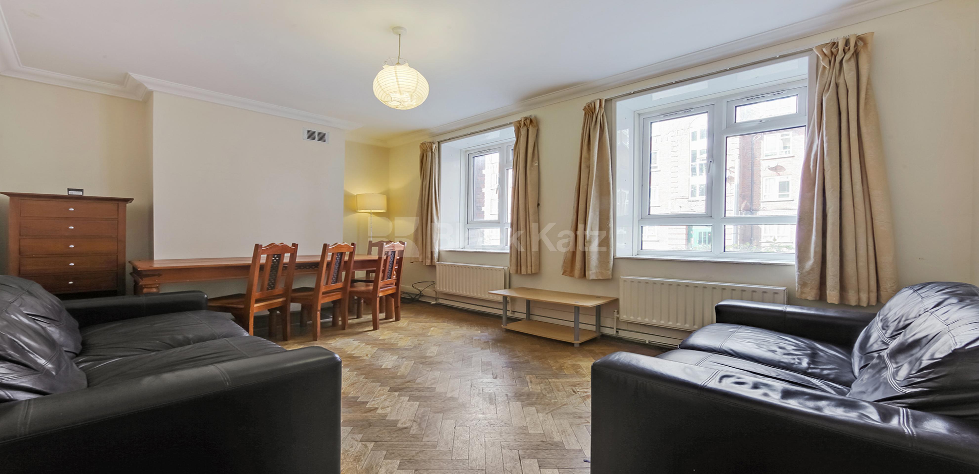 			LET , 3 Bedroom, 1 bath, 1 reception Apartment			 Whites Square, Clapham Common SW4