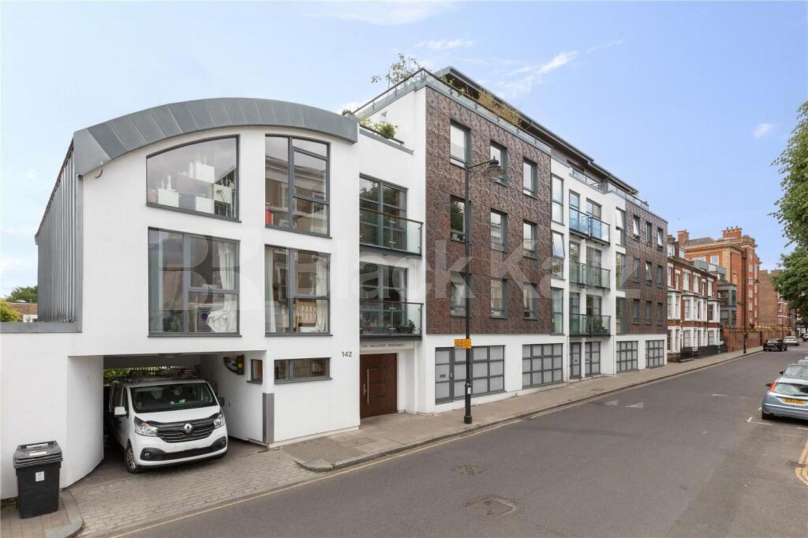 Modern Two Double Apartment with Balcony at Wallpaper Apartments, N1 Offord Road, Islington 