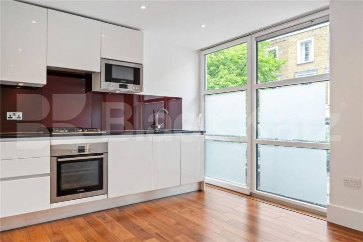Modern Two Double Apartment with Balcony at Wallpaper Apartments, N1 Offord Road, Islington 