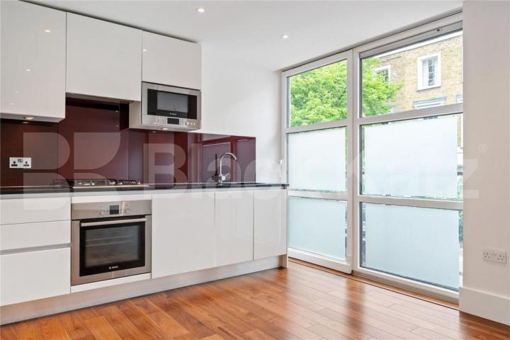 Modern Two Double Apartment with Balcony at Wallpaper Apartments, N1 Offord Road, Islington 