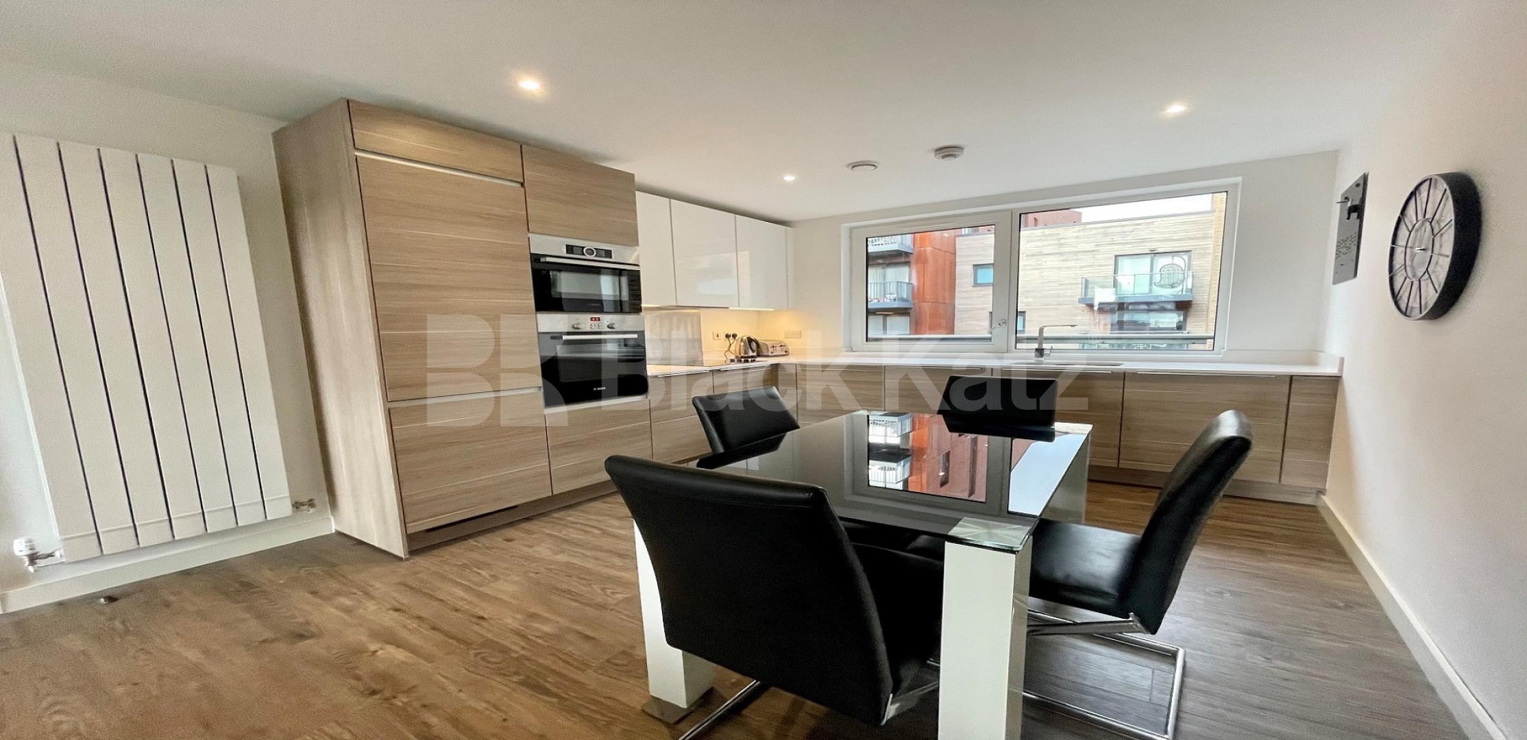 			LET , 2 Bedroom, 2 bath, 1 reception Apartment			 Royal Victoria Gardens, Marine Wharf - Whiting Way, Surrey Quays