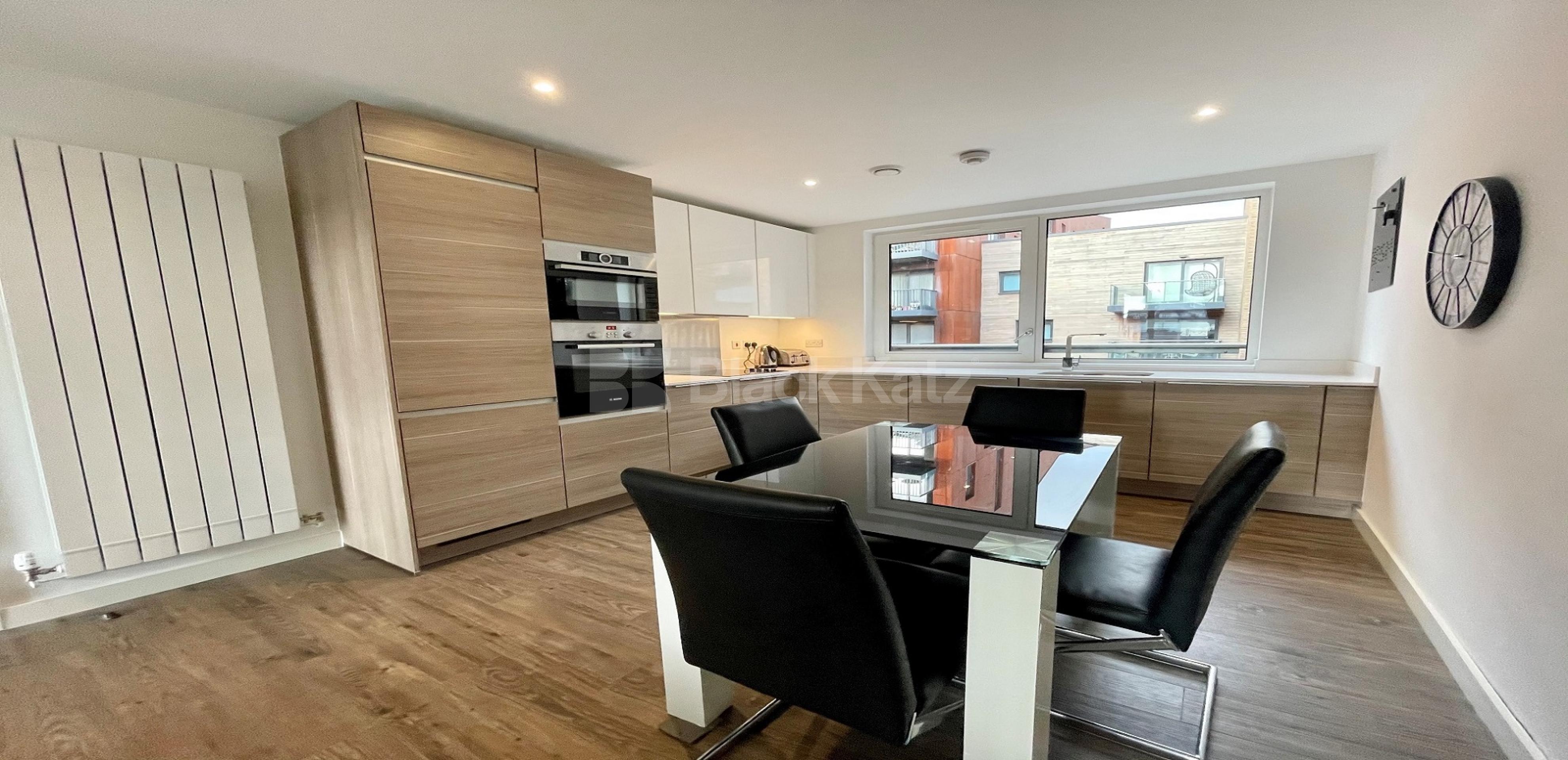 			LET , 2 Bedroom, 2 bath, 1 reception Apartment			 Royal Victoria Gardens, Marine Wharf - Whiting Way, Surrey Quays SE16