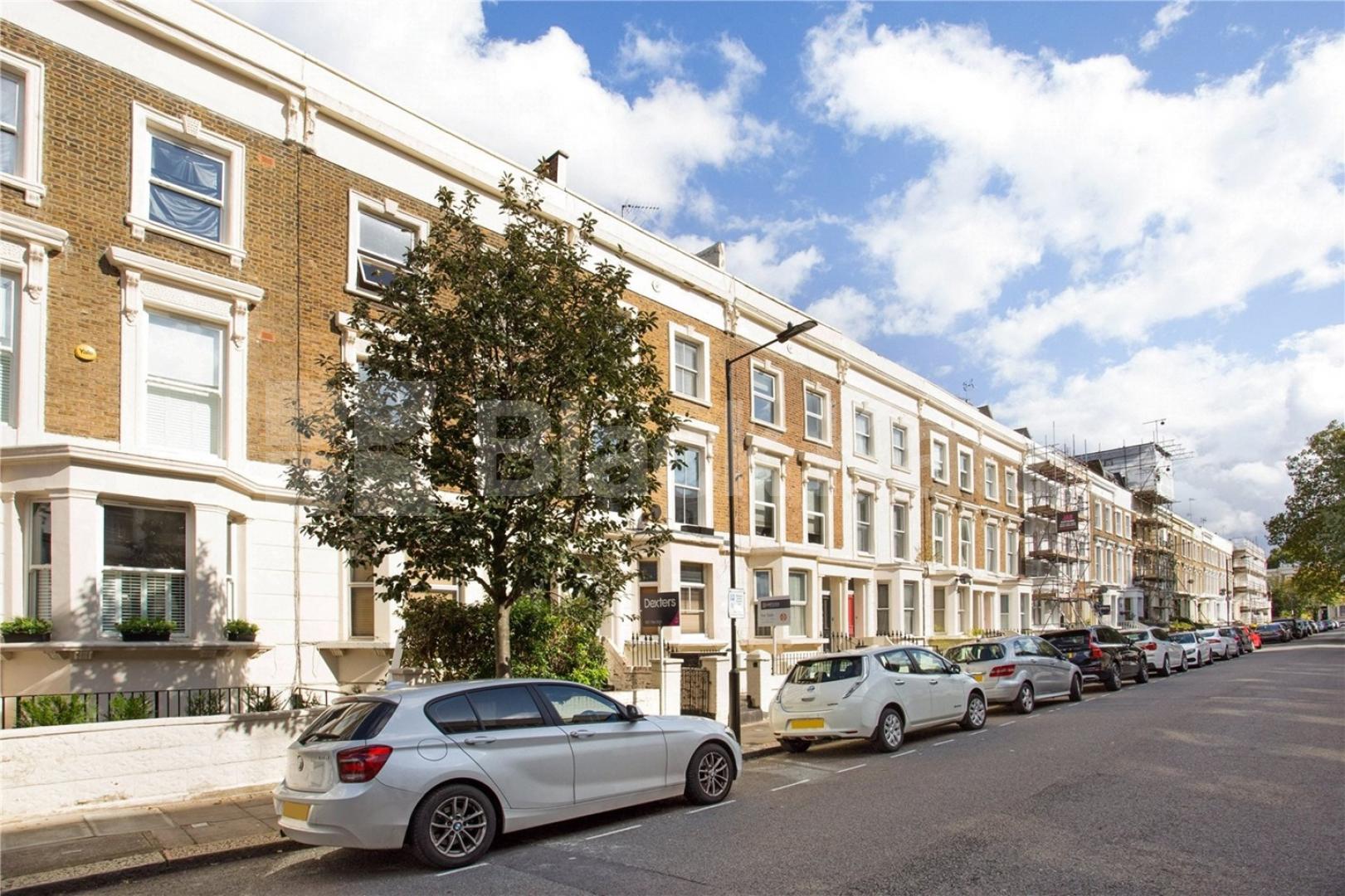 Two double bedrooms, modern kitchen & bathroom, period conversion Edbrooke Road, Maida Vale