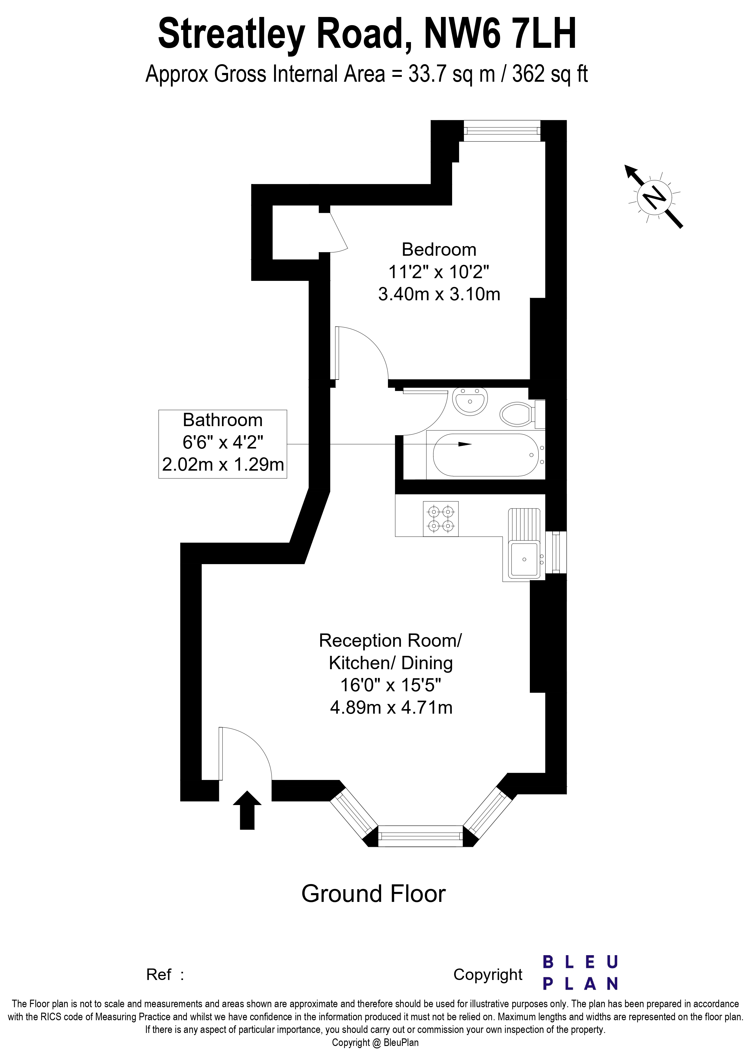 Streatley Road, London, NW6 floorplan
