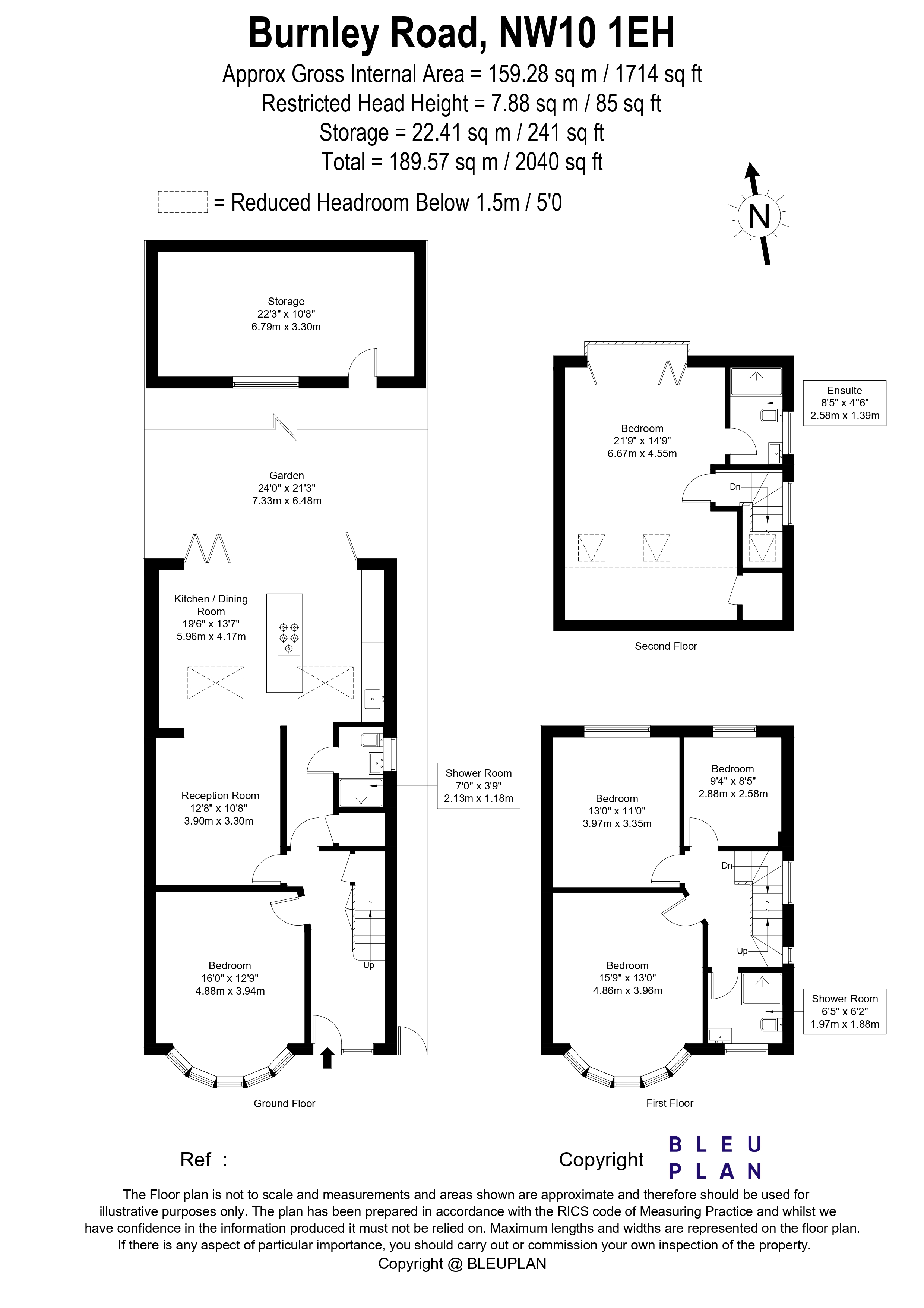 Burnley Road, London, NW10 floorplan
