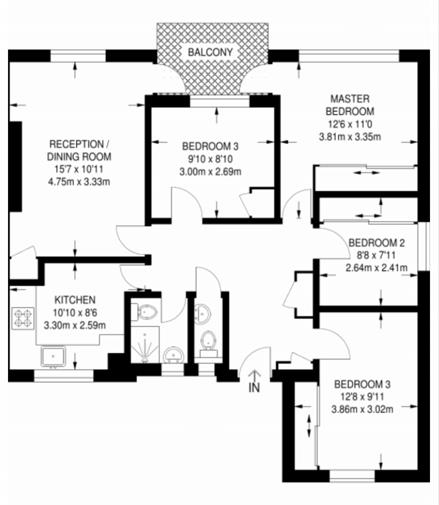 St. Georges Close floorplan