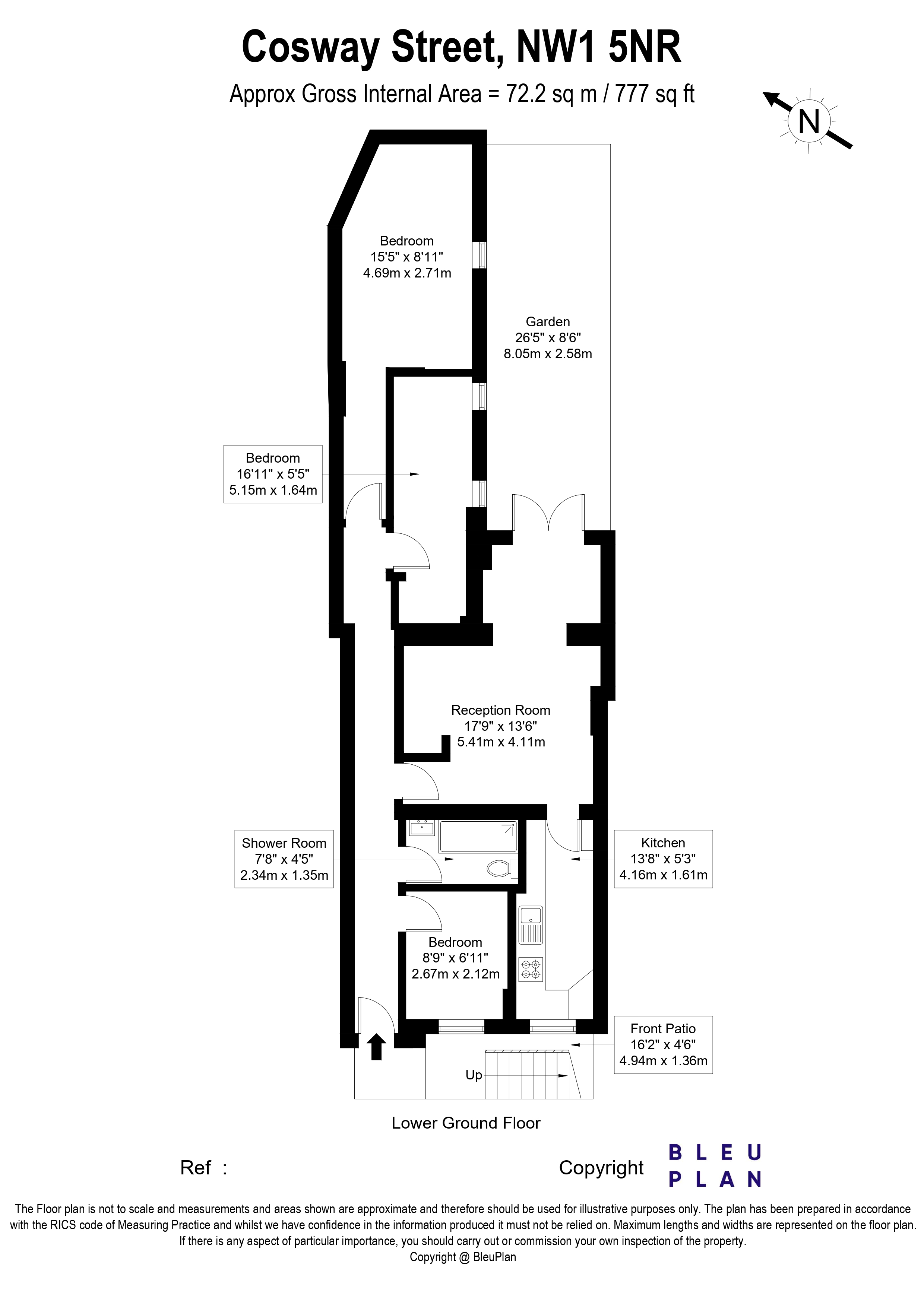 Cosway Street floorplan