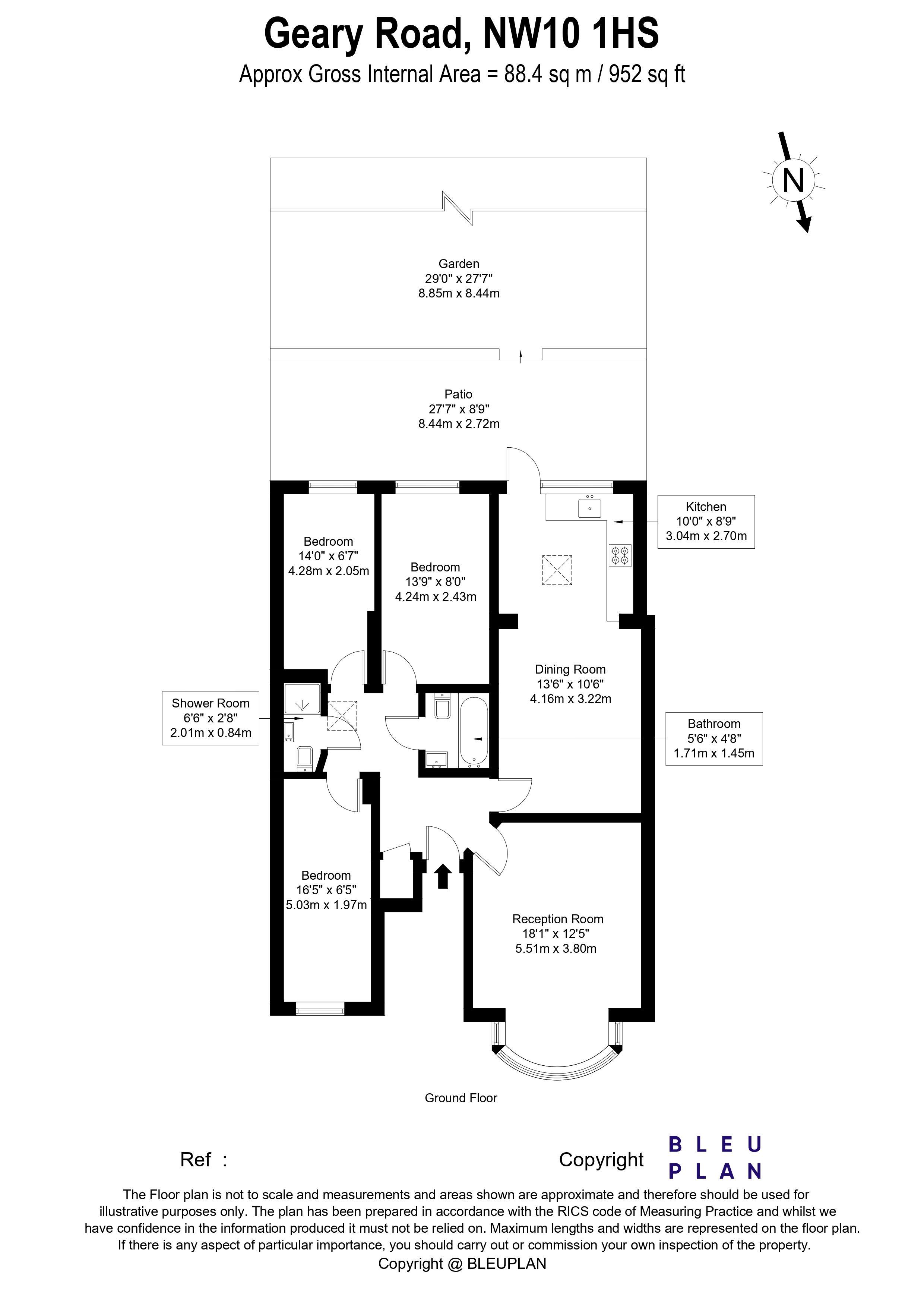 Geary Road, London, NW10 floorplan