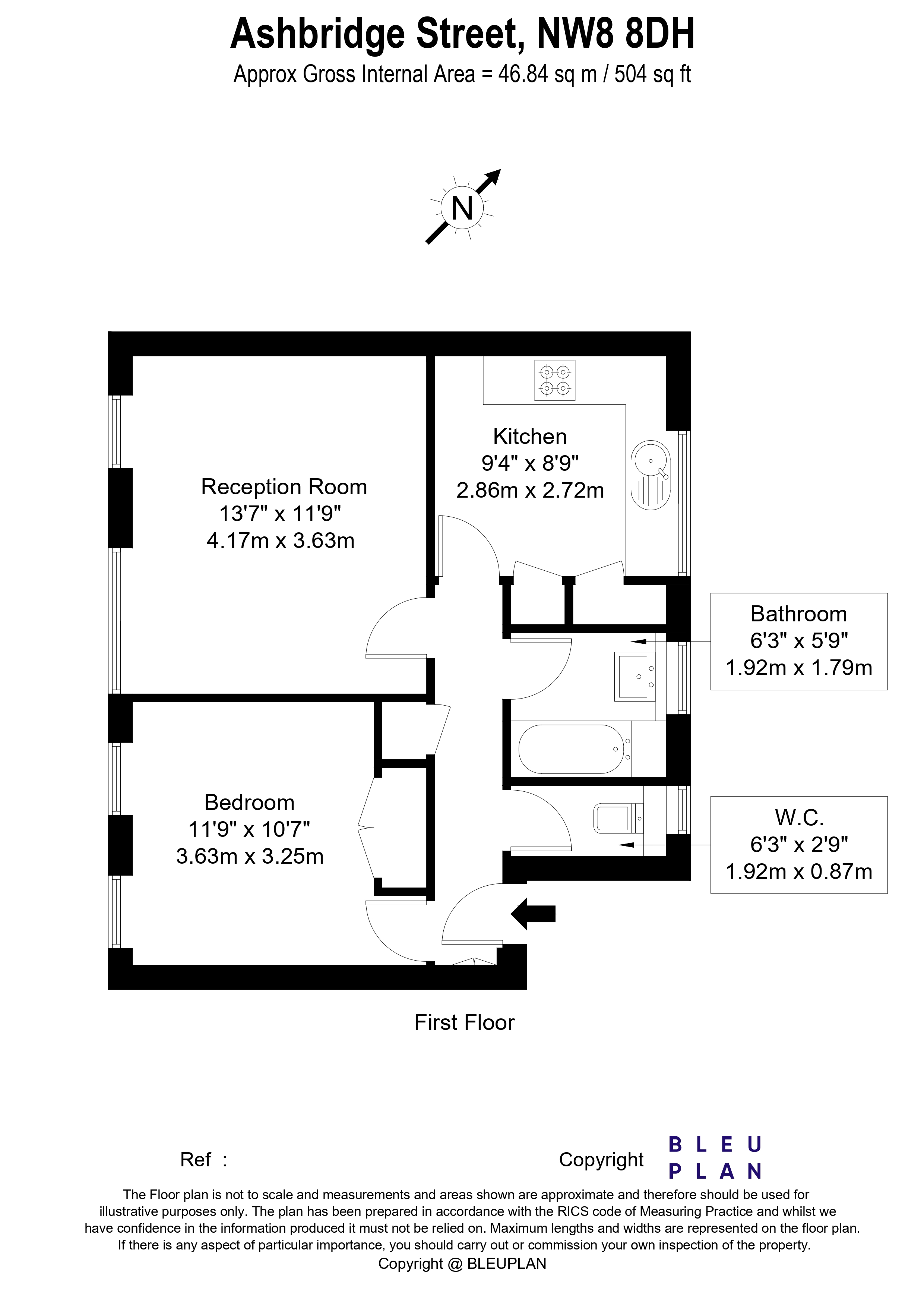 Ashbridge Street floorplan