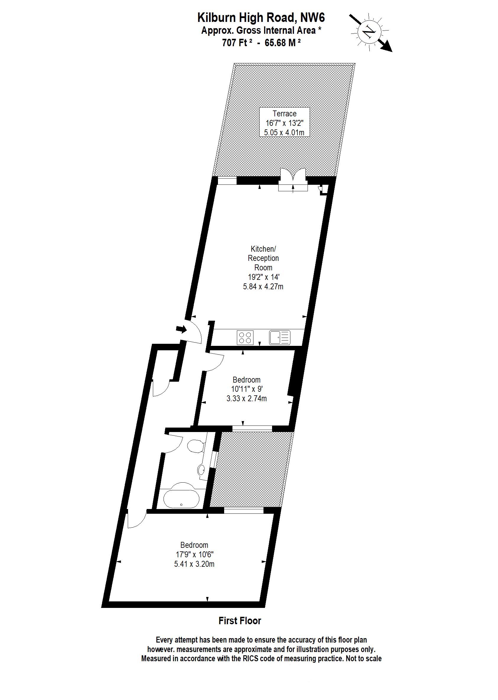 Kilburn High Road, London, NW6 floorplan