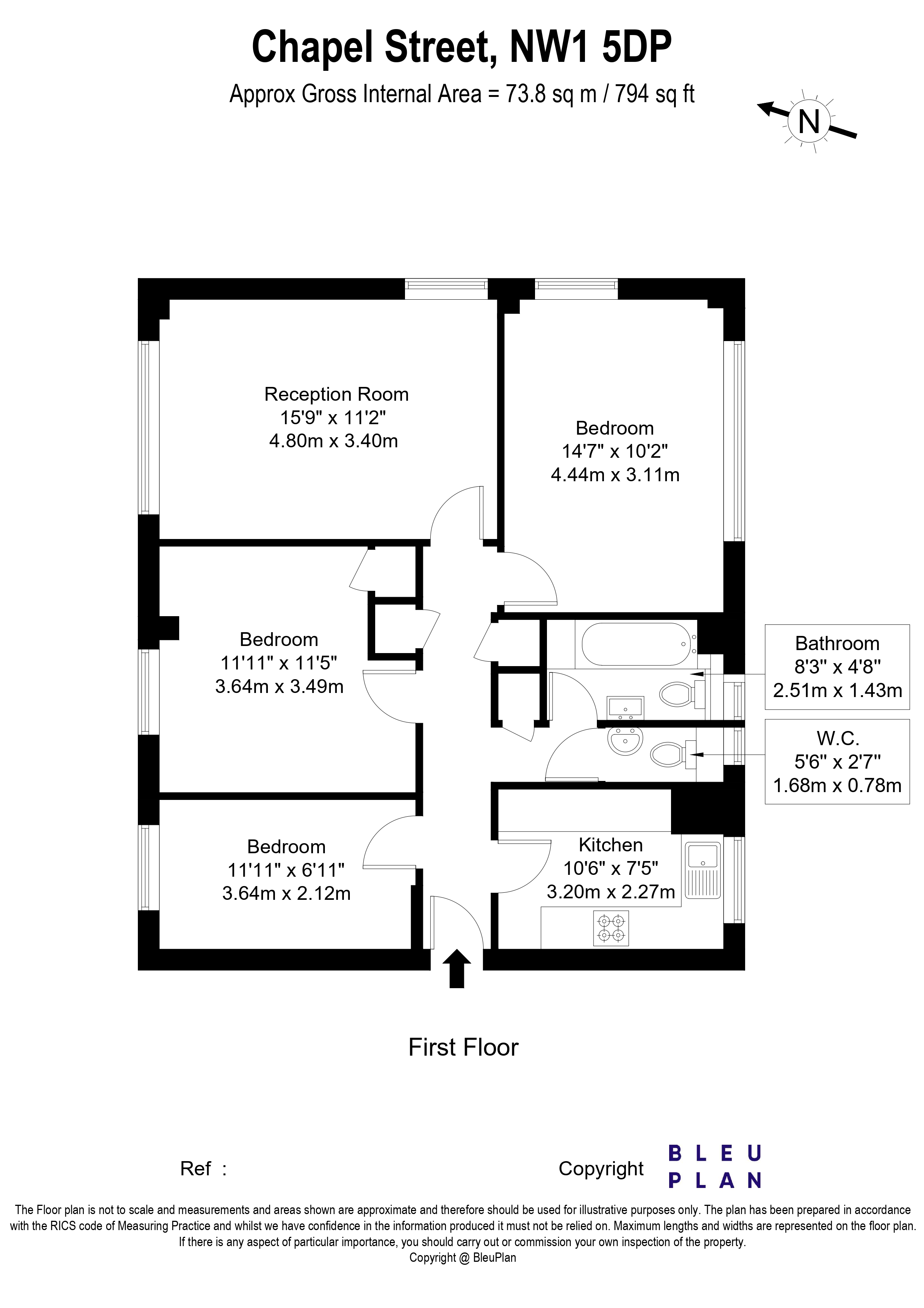 Chapel Street floorplan