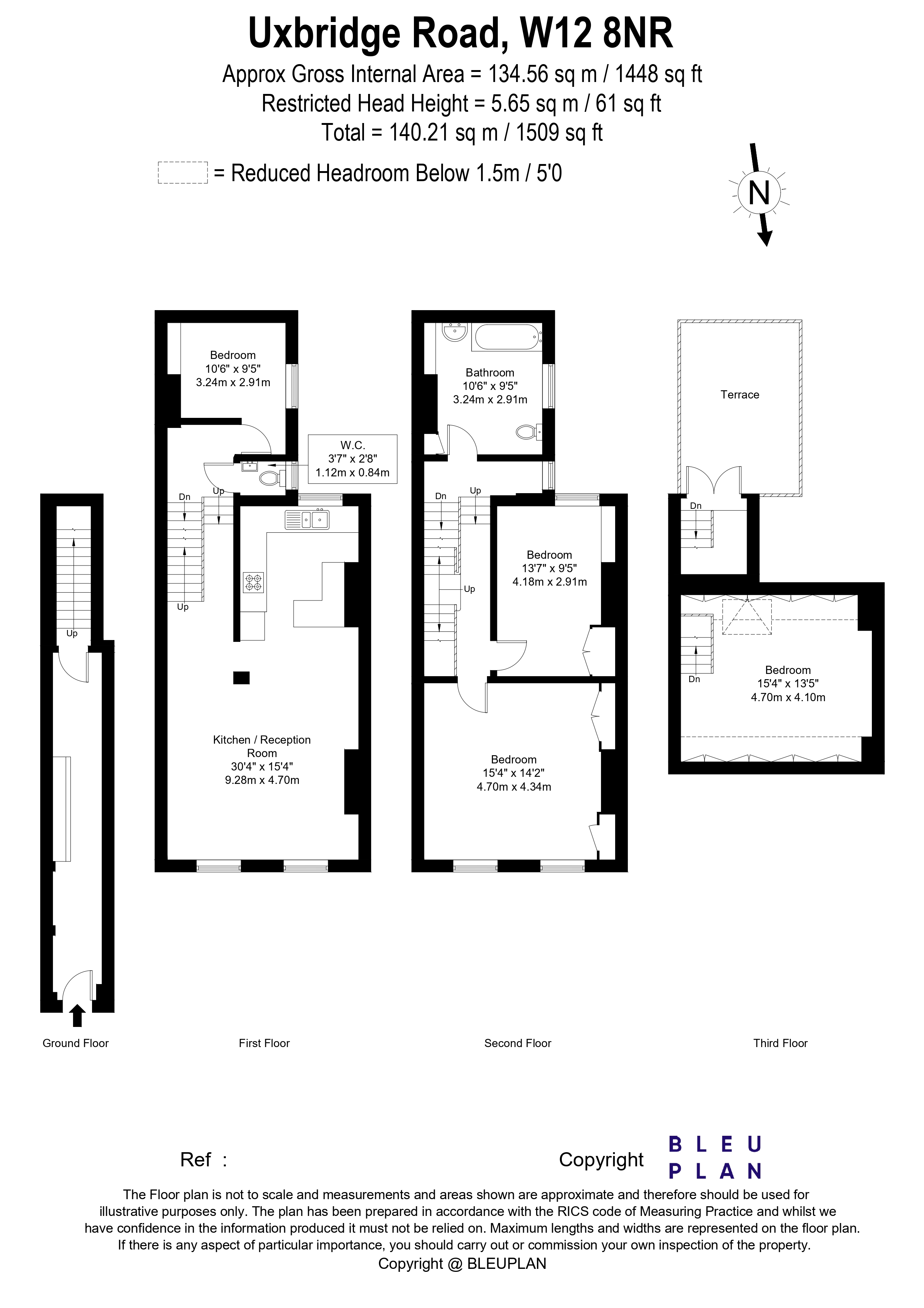 Uxbridge Road, London, W12 floorplan