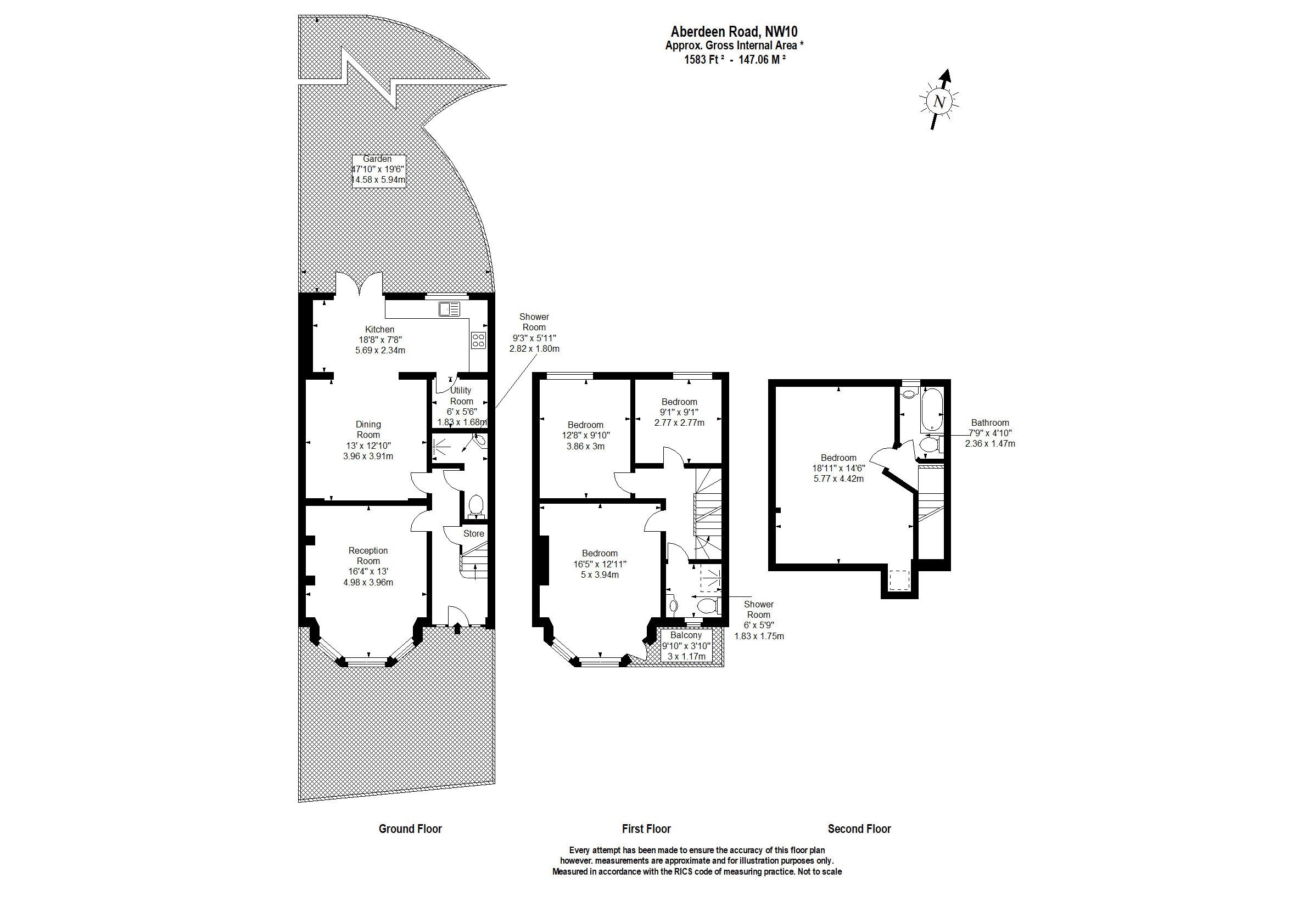 Aberdeen Road, London, NW10 floorplan