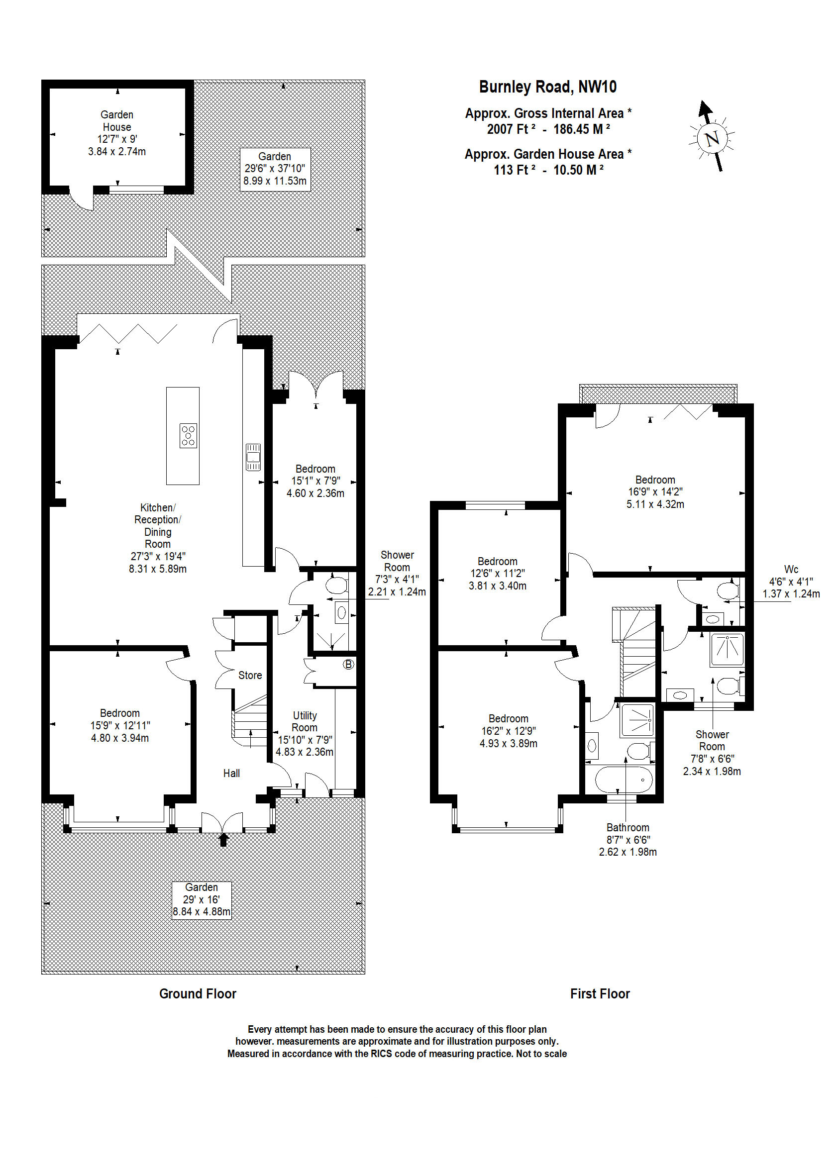 Burnley Road, Dollis Hill, NW10 floorplan