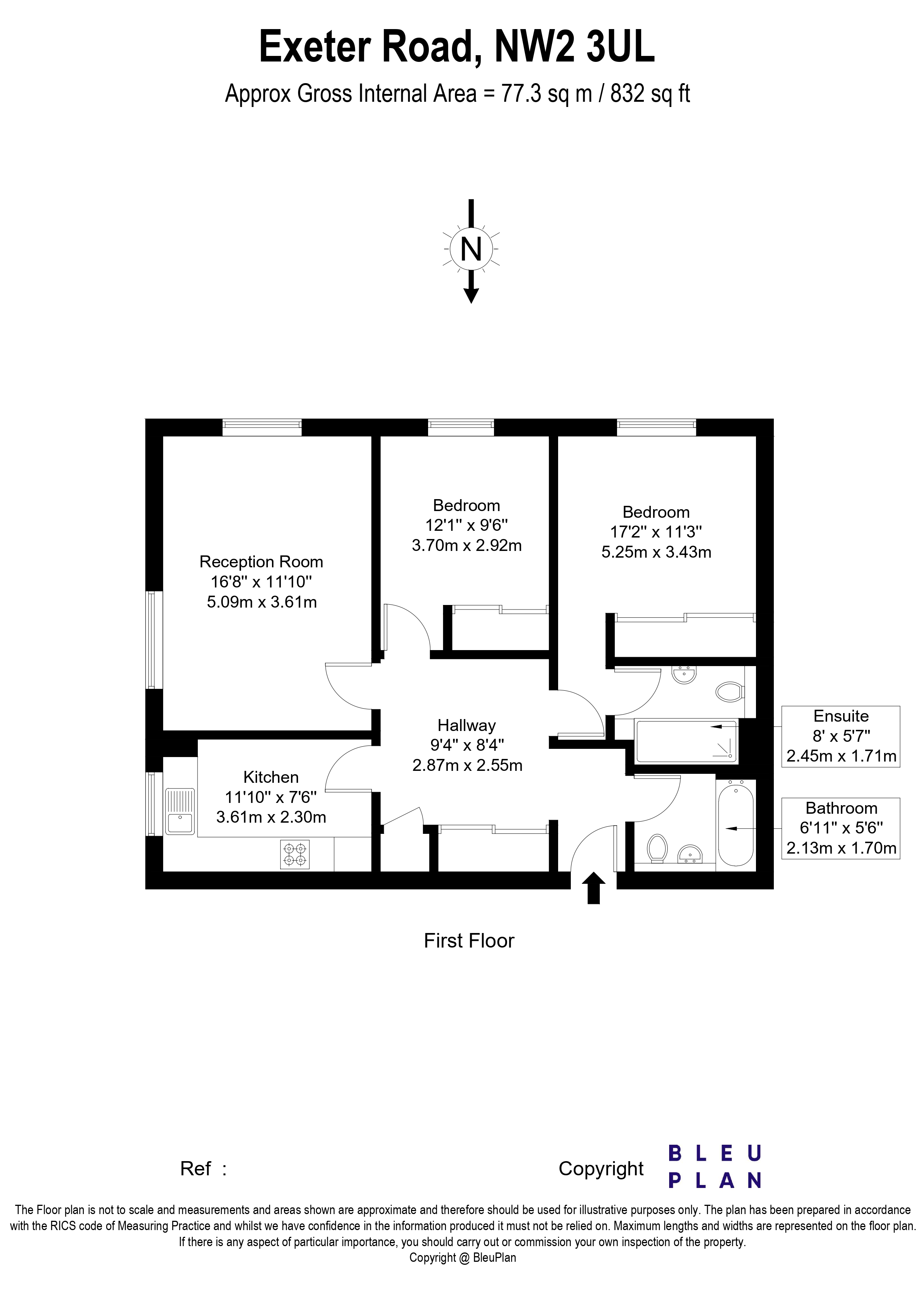 Exeter Road, Cedar Lodge Exeter Road, NW2 floorplan