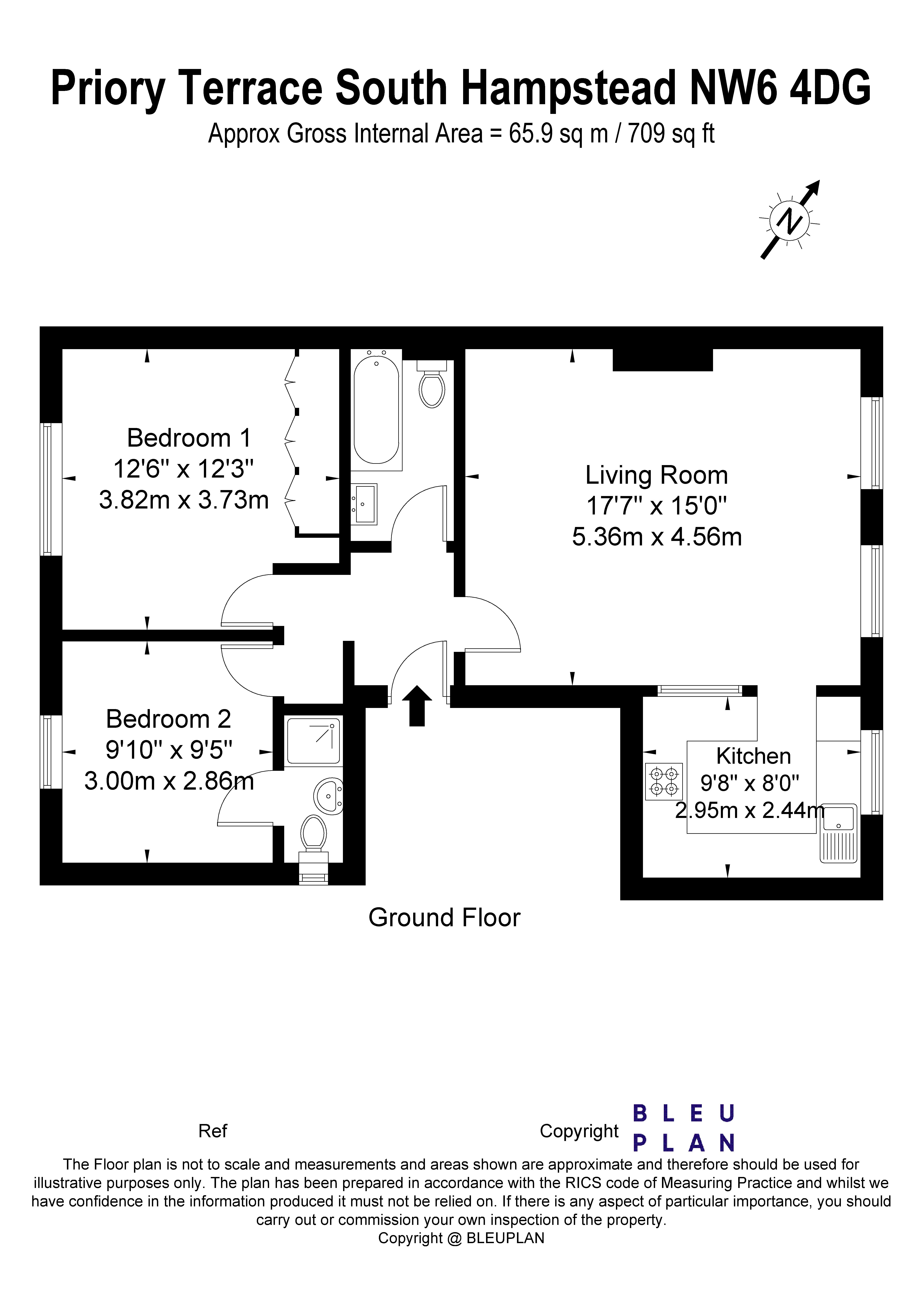 Priory Terrace, London, NW6 floorplan