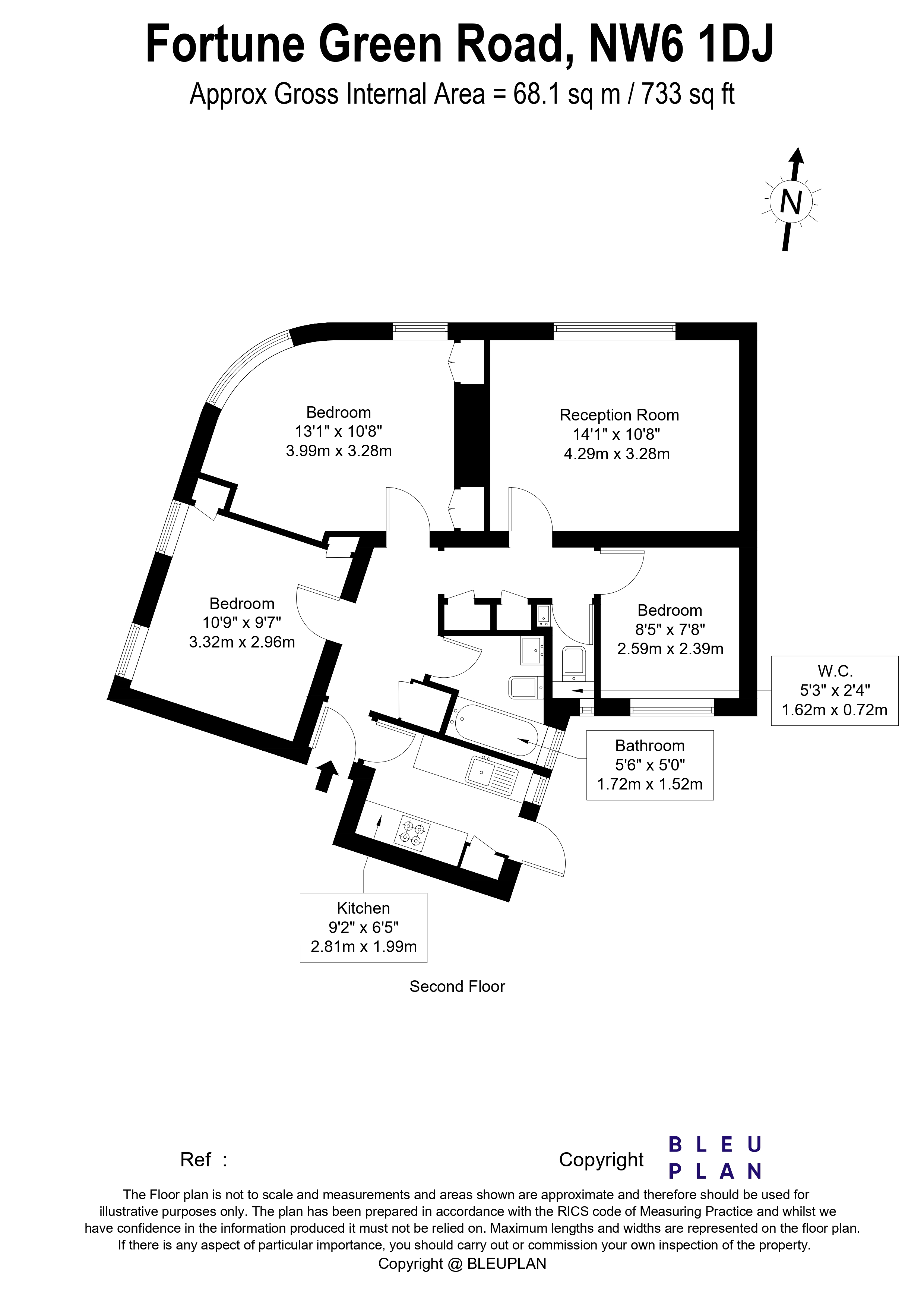 Weech Hall, West Hampstead, NW6 floorplan
