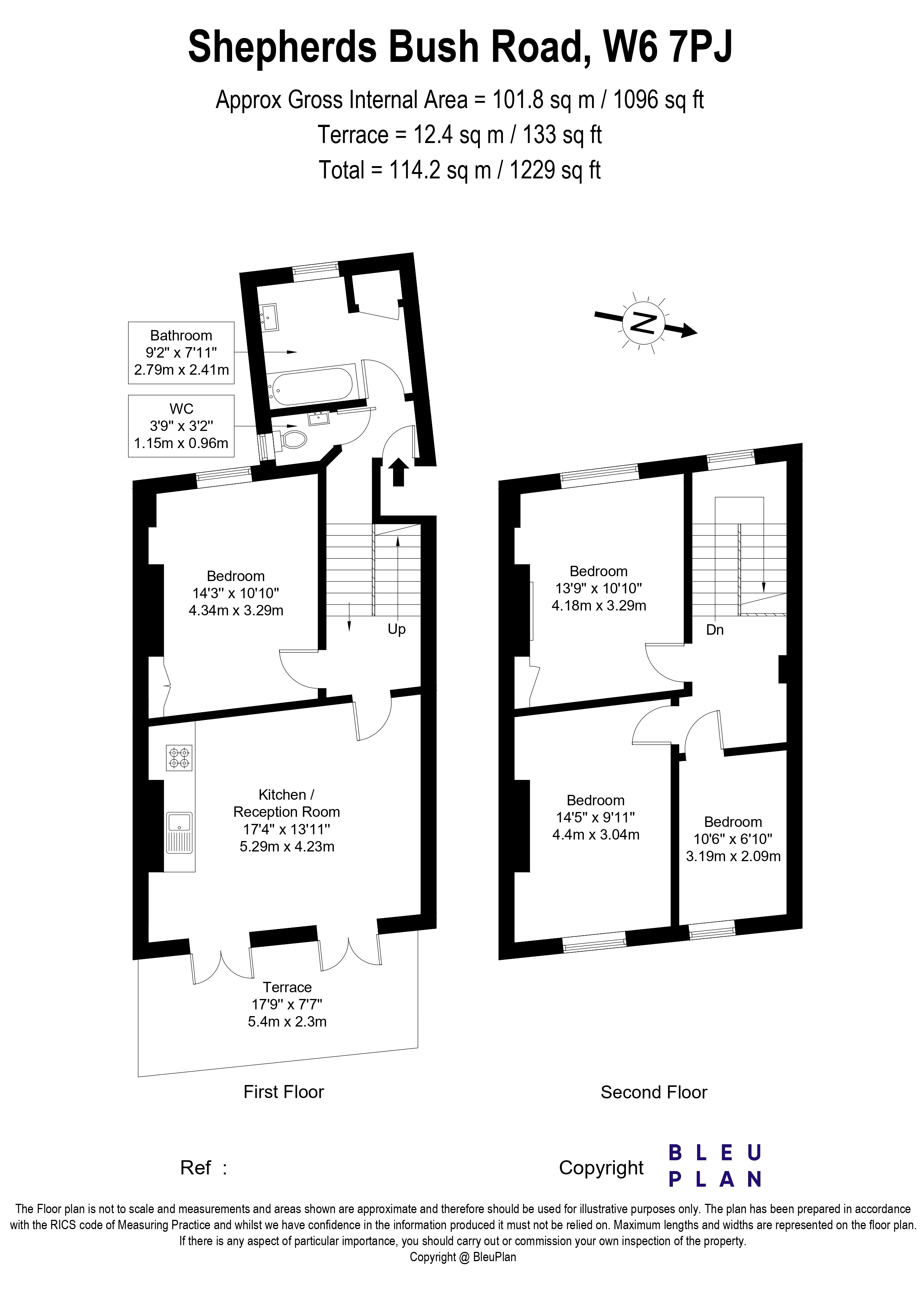 Shepherds Bush Road, London, W6 floorplan