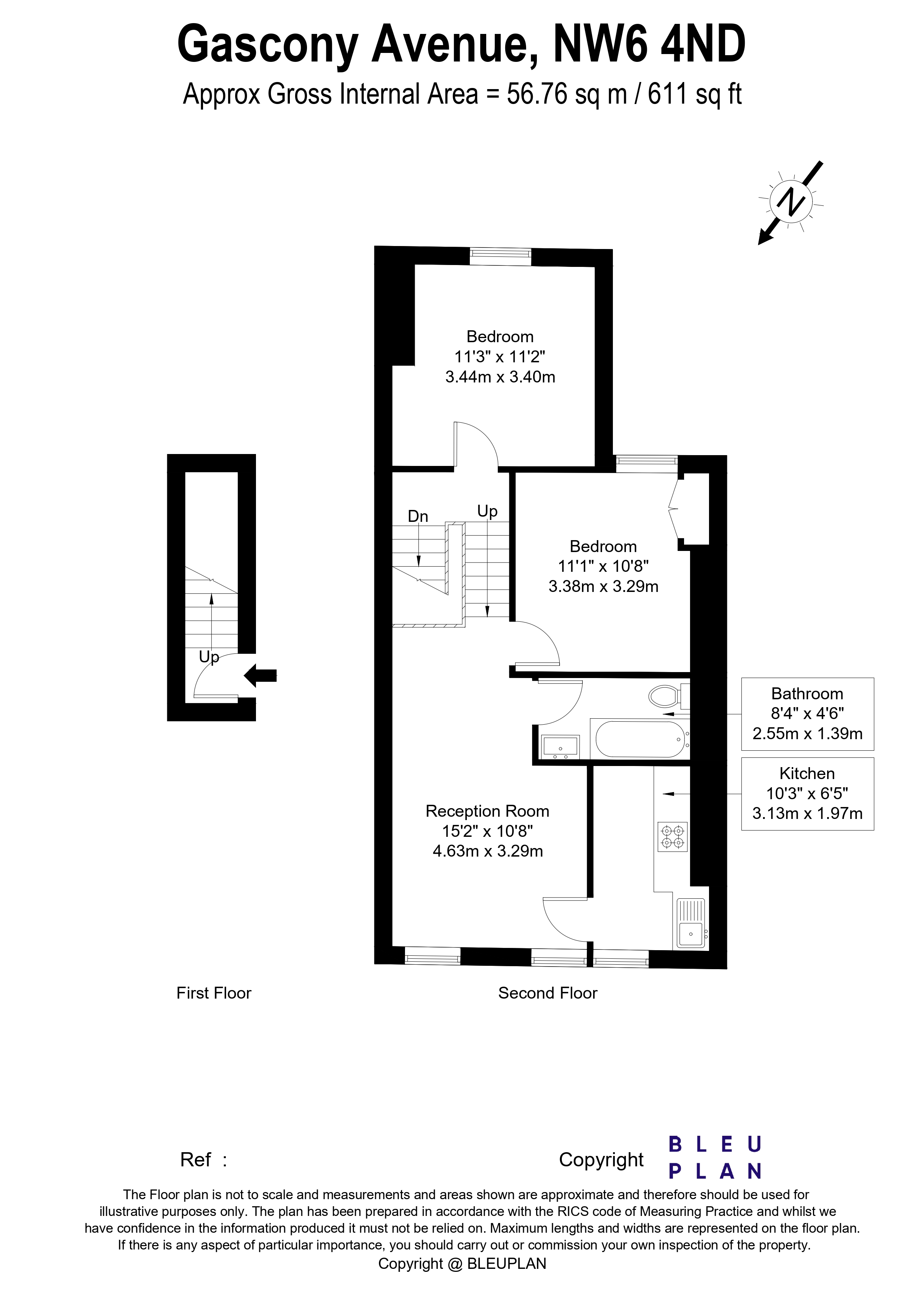 Gascony Avenue, London, NW6 floorplan