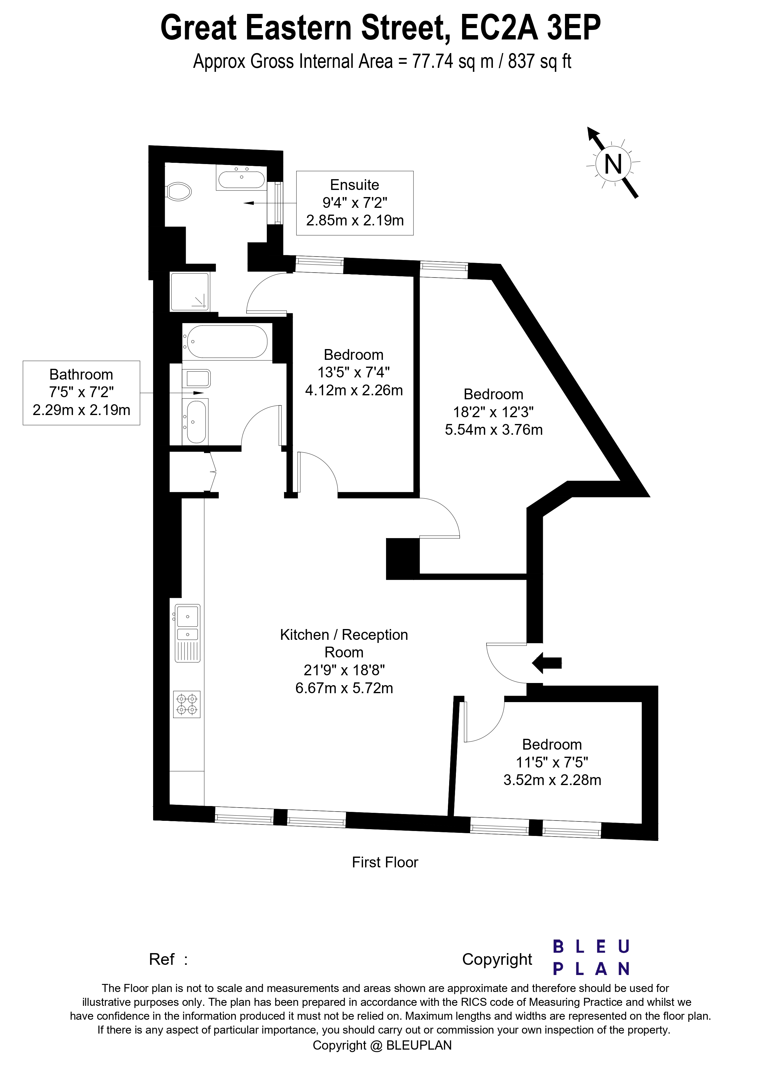 Great Eastern Street floorplan